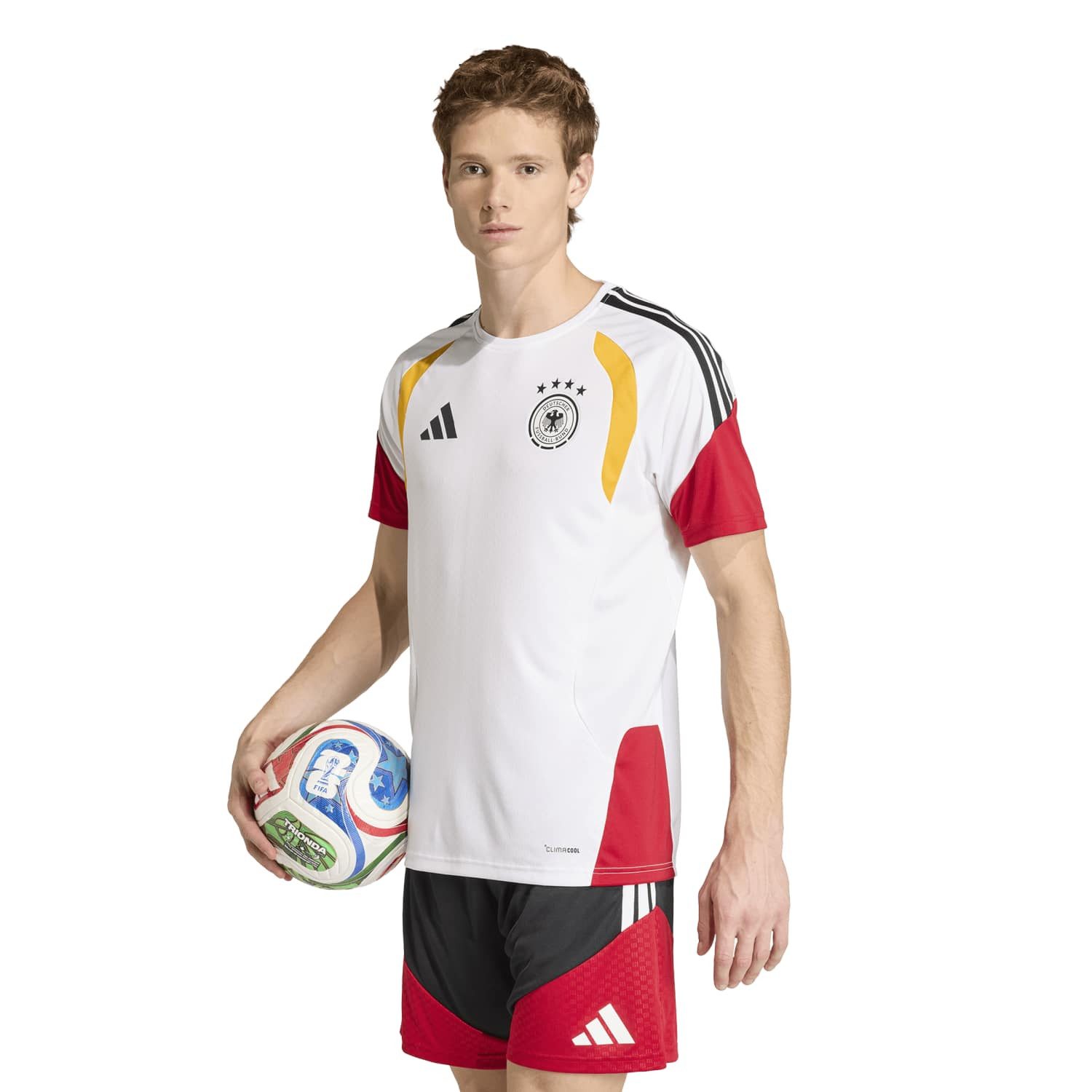 adidas Performance Trainingsshirt Deutschland 26 Tiro Training (Polyester) weiss Herren