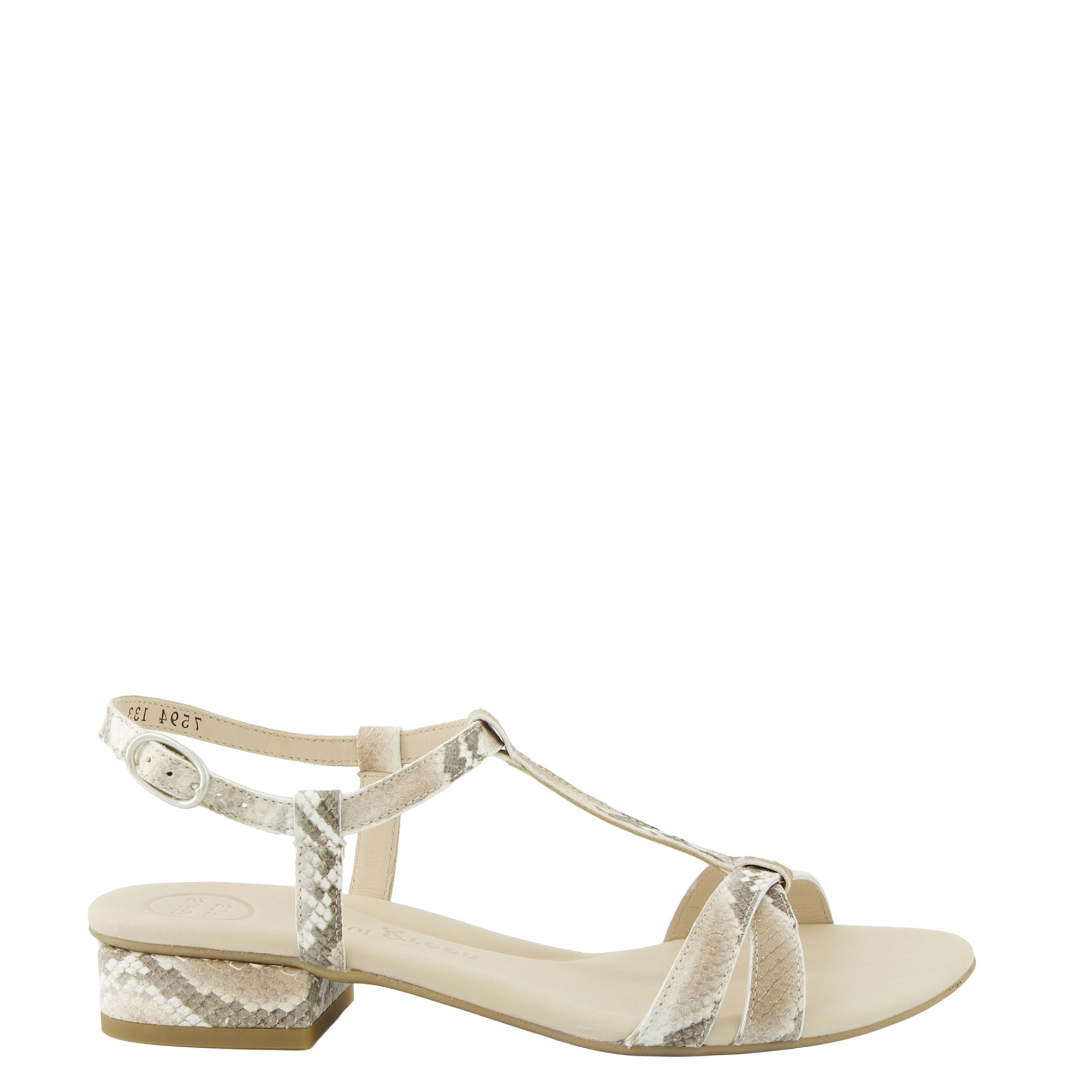 Paul Green Paul Green 7594-089, Sandaletten, Weiß,kombiniert, Damen Sandalette