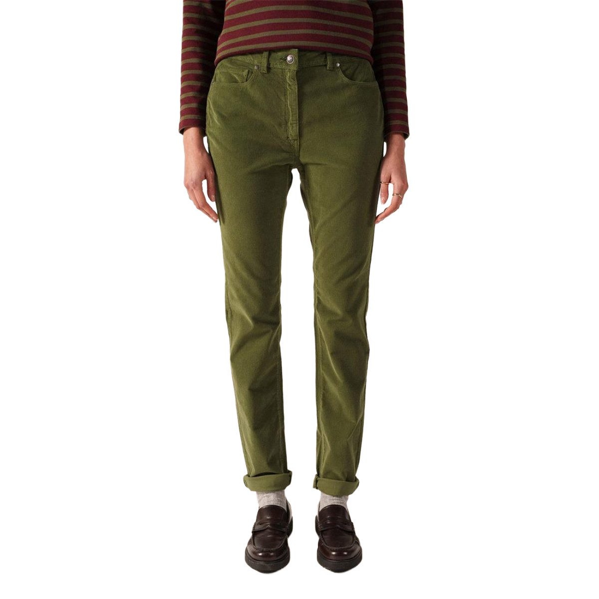 Saint James Stoffhose 3656 Damenhose mit Applikation am rechten Tascheneingriff