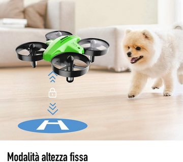 ATOYX Mini-Drohne für Kinder 66C, 3 Geschwindigkeitsstufen, 3D-Flip-Schutz Drohne (360°-Schutz, Höhe-Funktion, Headless-Modus, bestes Geschenk)