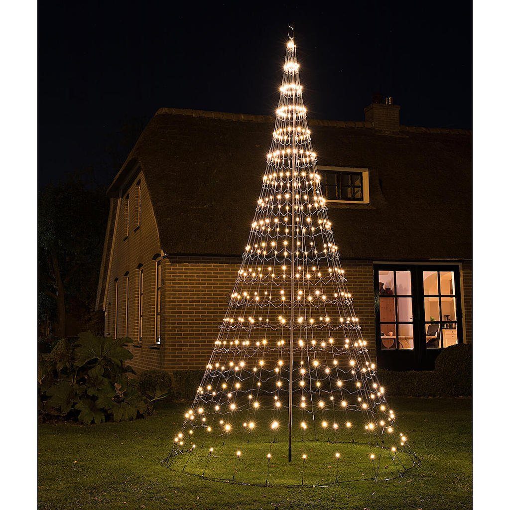 Montejaur LED Baum Montejaur LED Baum mit Aluminiummast LED warmweiß, LED fest integriert, warmweiß