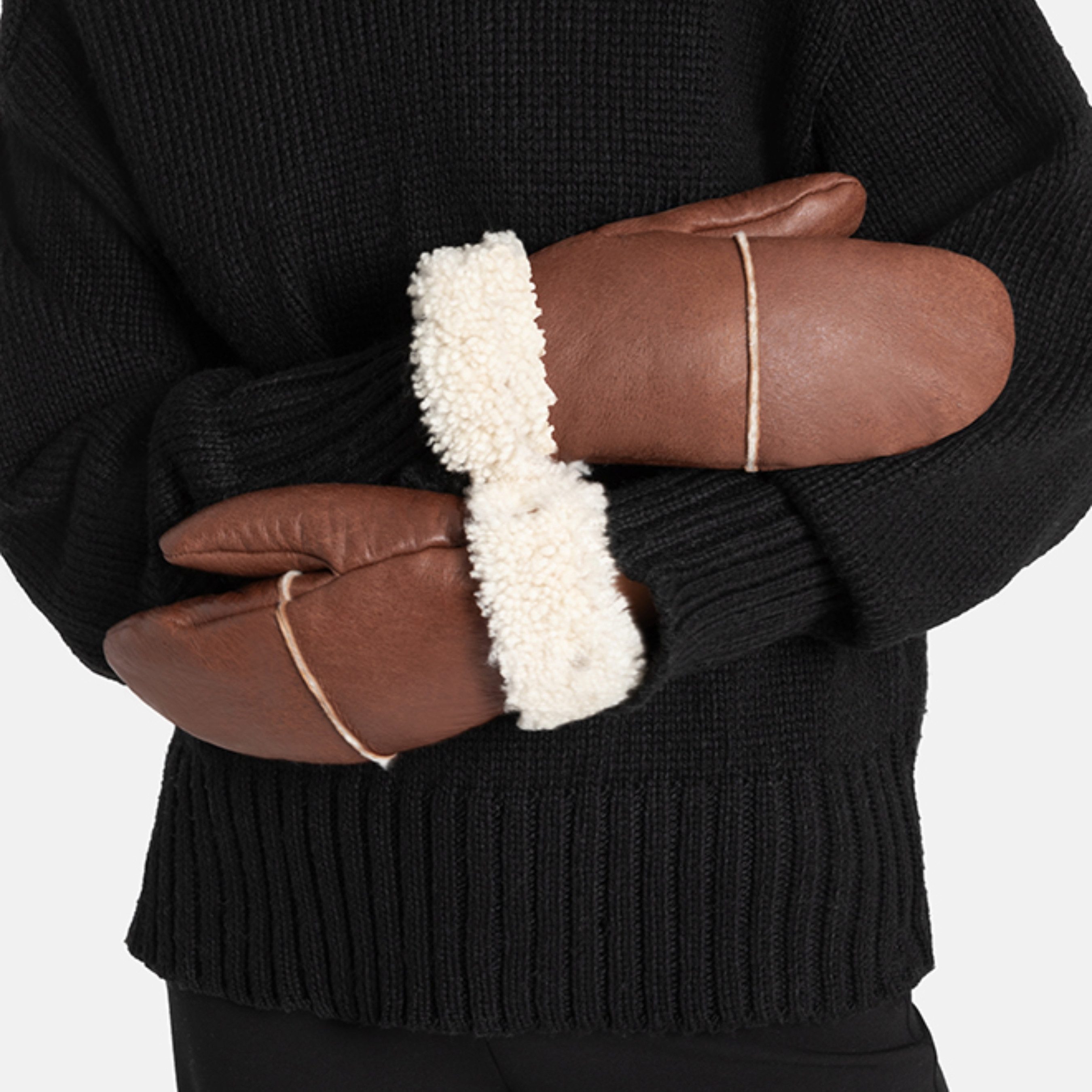 Valcuer 1887 Fäustlinge Cozy Mitten VC1 aus hochwertigem Lammfell Unisex günstig online kaufen