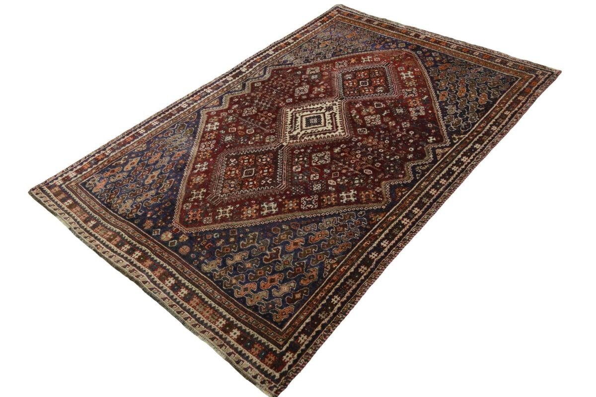 Perserteppich, Orientteppich / rechteckig, Orientteppich Shiraz Nain 151x243 Handgeknüpfter mm 10 Höhe: Trading,