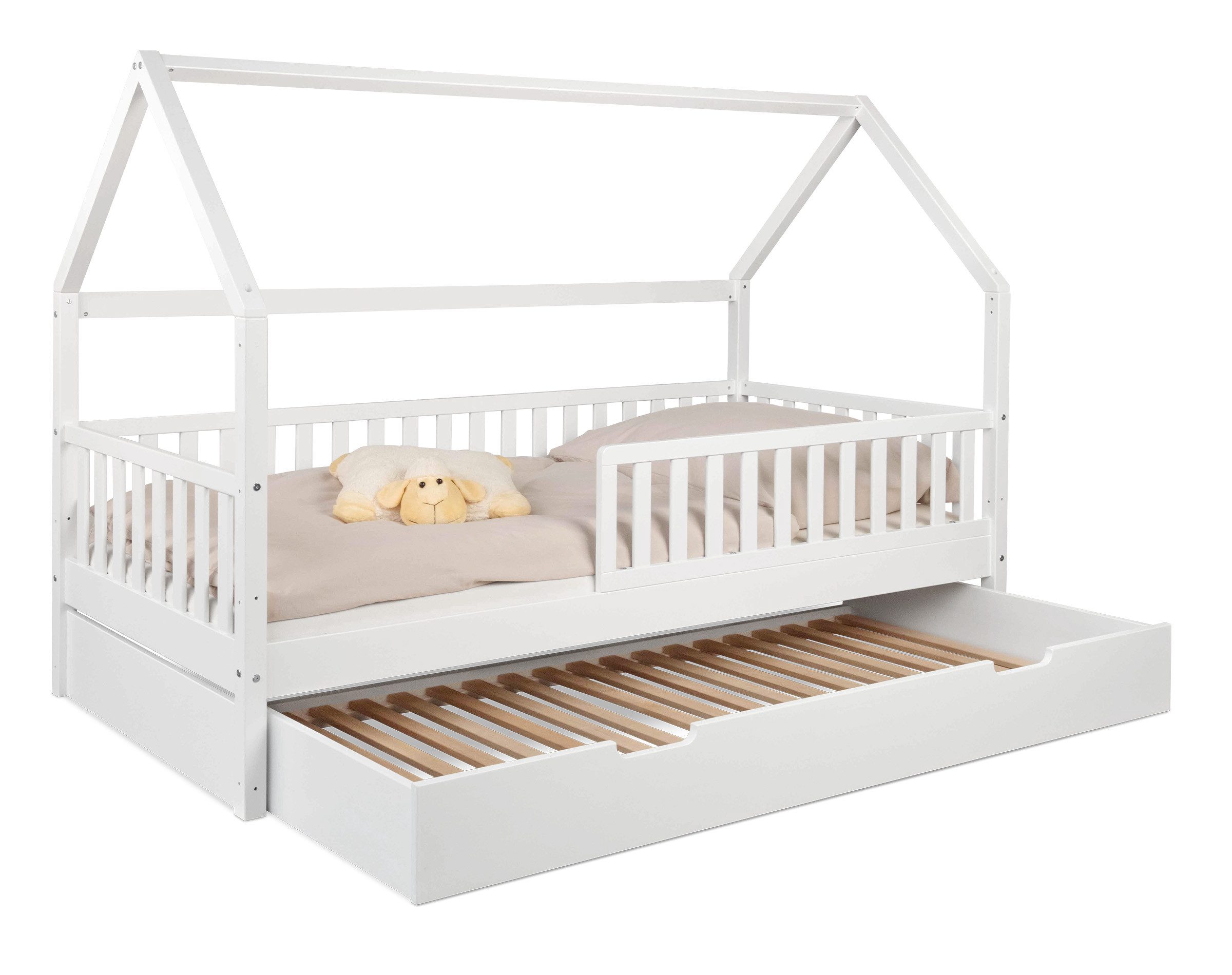 Ehrenkind Hausbett aus massiver Buche in günstig online kaufen