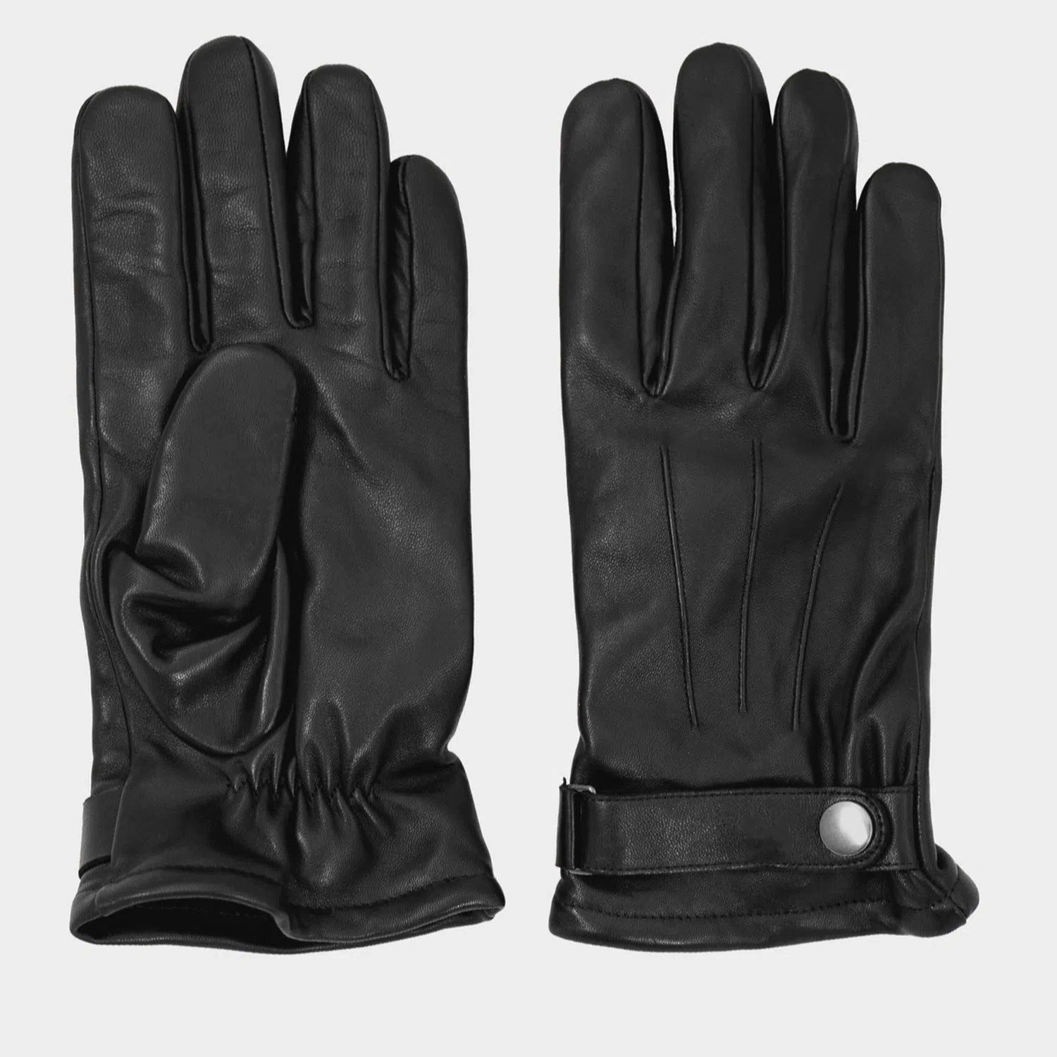 Braun Büffel Lederhandschuhe Handschuh Artur 9.0 schwarz