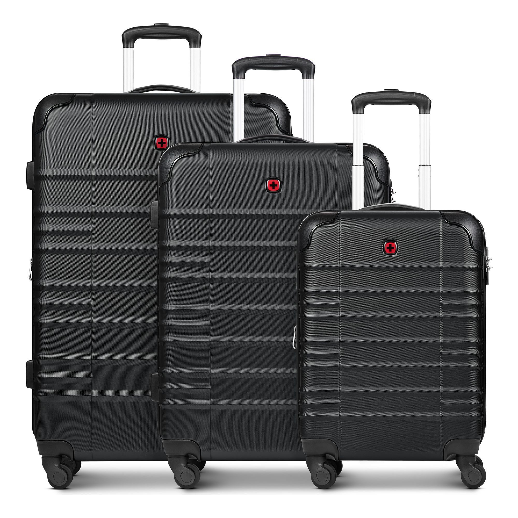 Wenger Trolleyset Amplar Evo, 4 Rollen, (3-teilig, 3 tlg), ABS