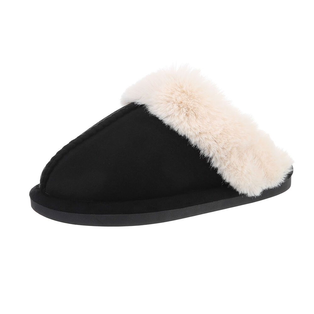 Ital-Design Damen Домашнє взуття Freizeit Hausschuh (87284082) Flach Домашнє взуття in Schwarz