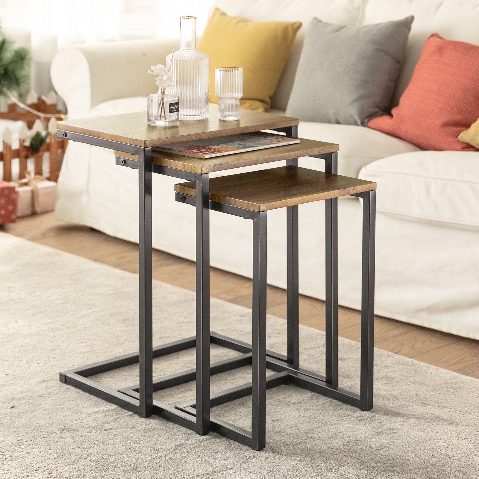 SoBuy Satztisch FBT102, 3er Set Beistelltisch günstig online kaufen