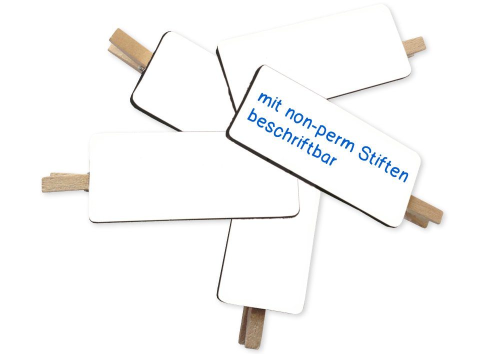 TimeTEX Klemmtafel Set Whiteboard-Klammern, 6-tlg.