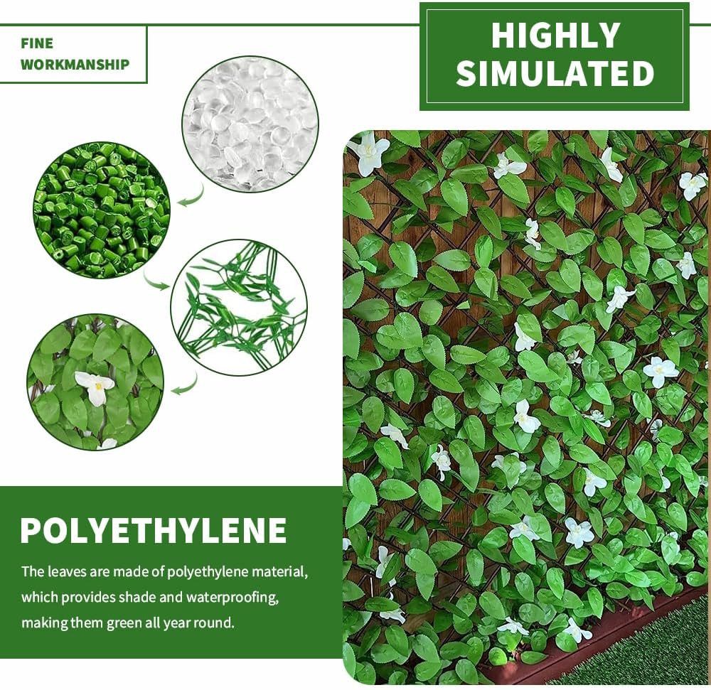 Coonoor Weidenzaun Erweiterbarer Zaun mit Künstlichen Blättern - Sichtschut günstig online kaufen