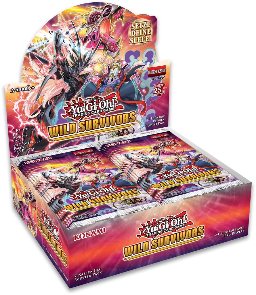 Konami Sammelkarte YGO - Wild Survivors Booster Display - 1.Auflage - deutsch