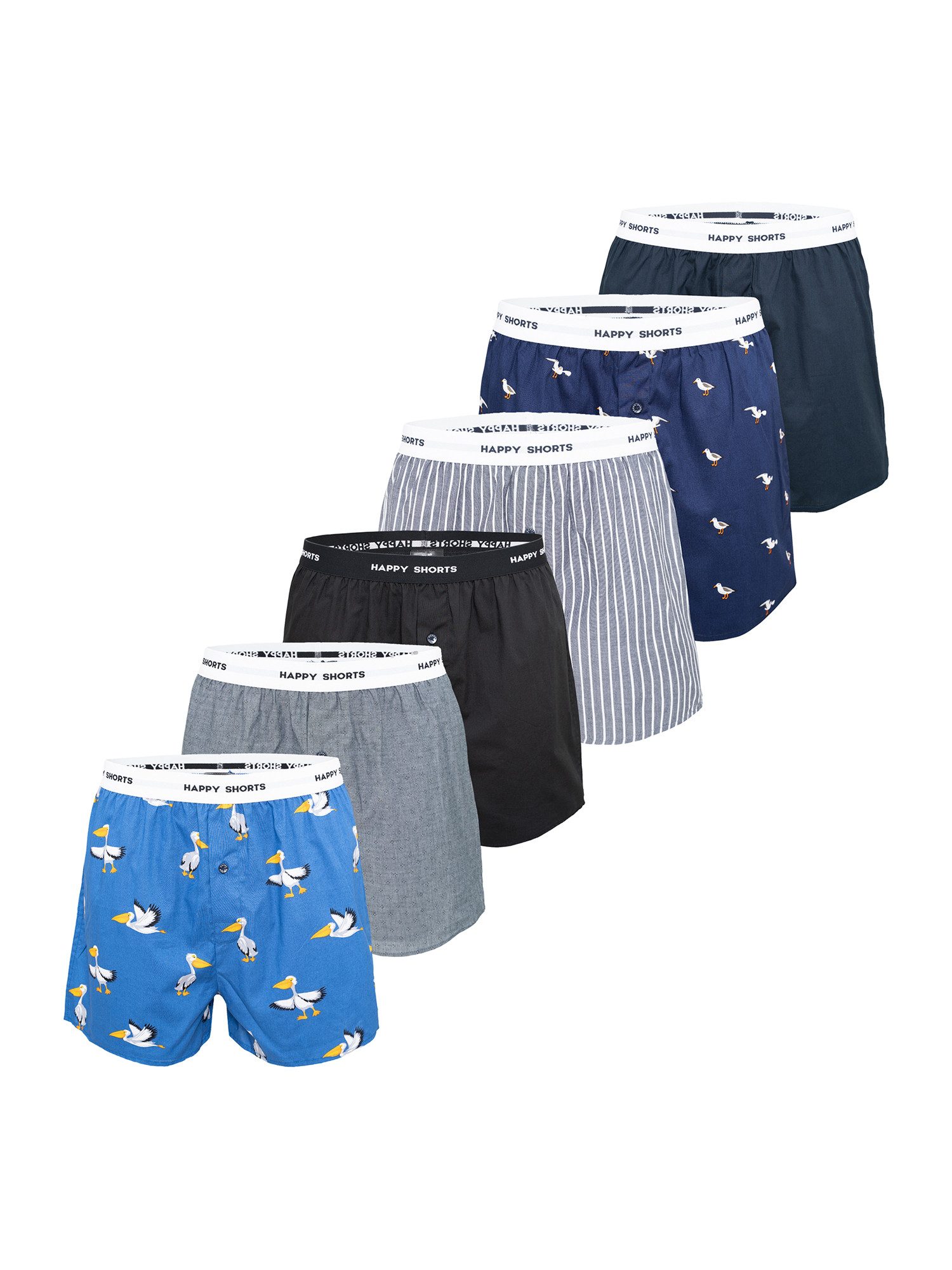 HAPPY SHORTS Boxer Mix (6-St) günstig online kaufen