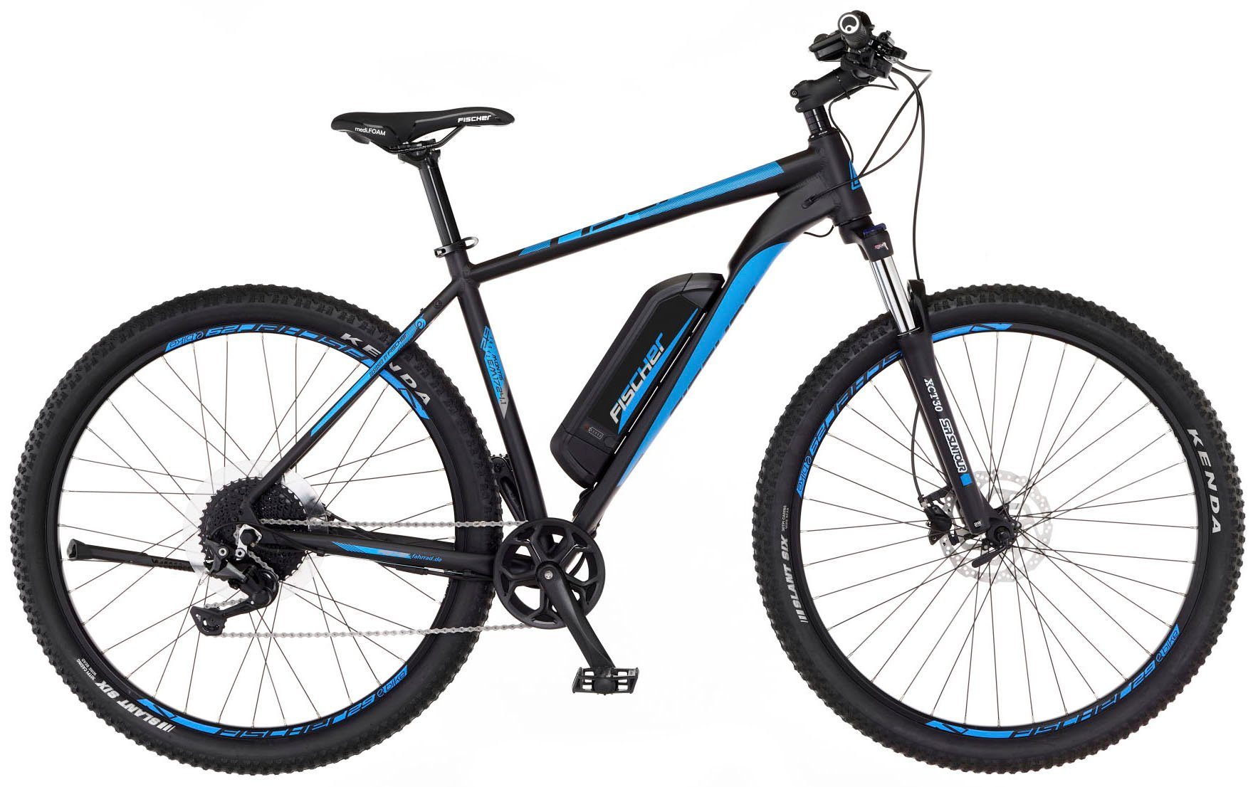 FISCHER Fahrrad E-Bike MONTIS Deora Schaltwerk, 557, Gang Wh Shimano Kettenschaltung, 10 EM 557 Heckmotor, 1724.1 Akku