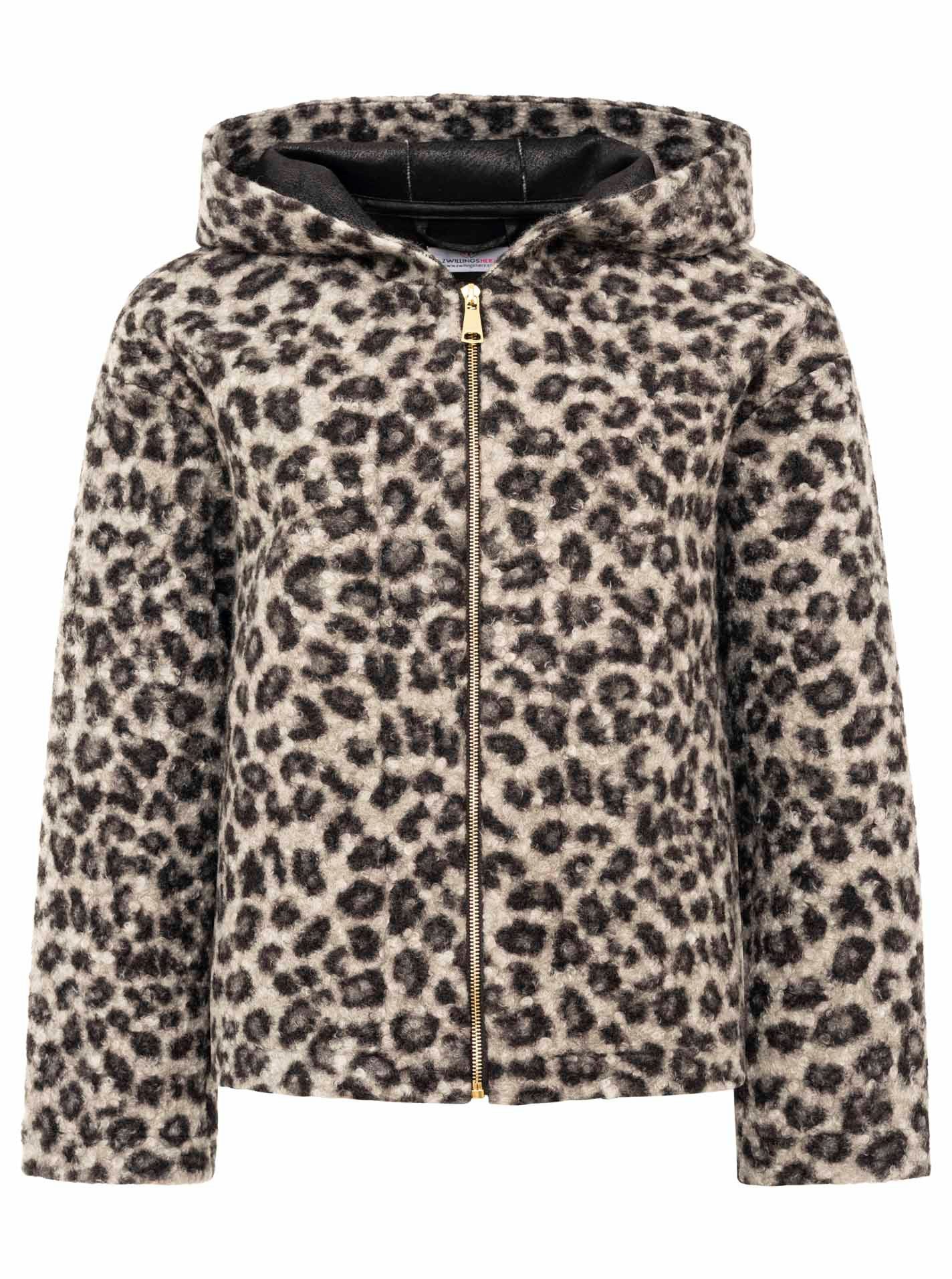 Zwillingsherz Kurzjacke "Fur" Kapuze, Reißverschluss, Seitliche günstig online kaufen