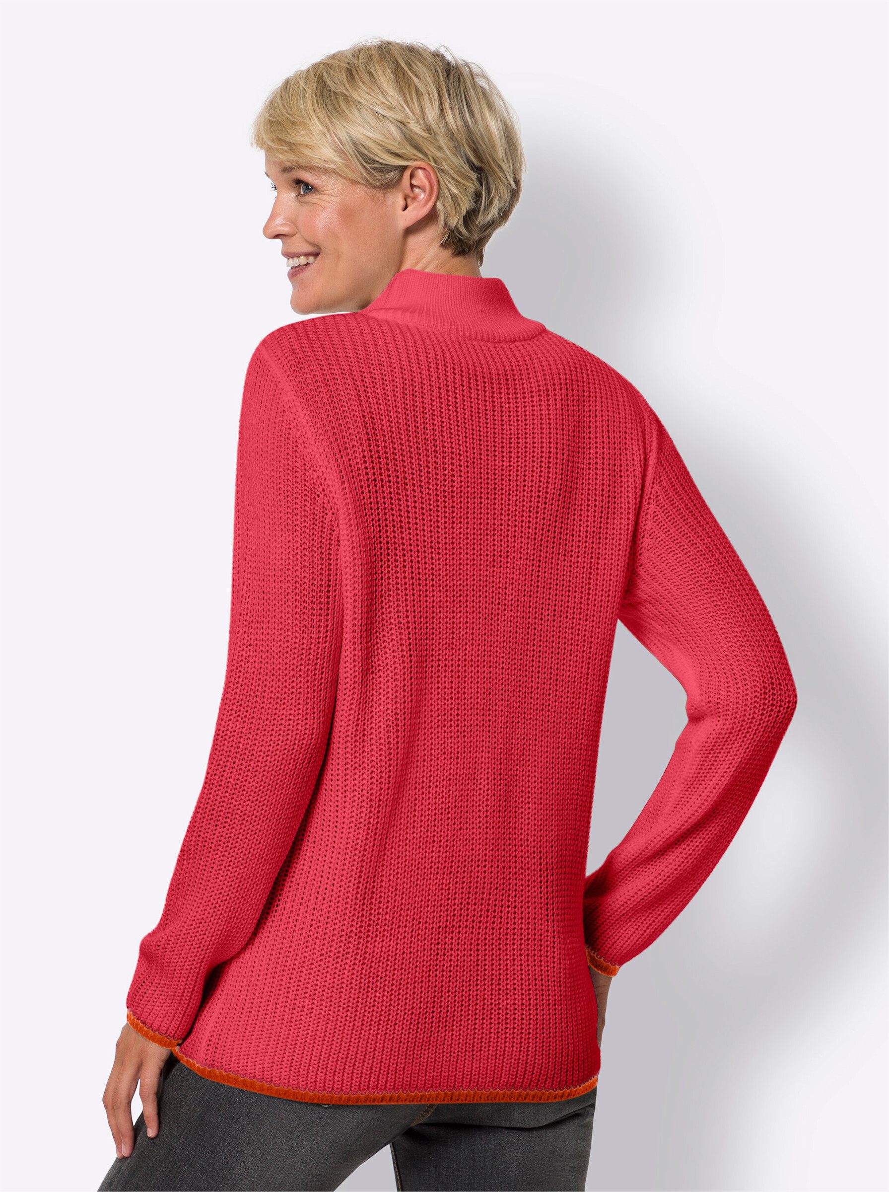 Sieh an! Strickpullover Langarm-Pullover günstig online kaufen