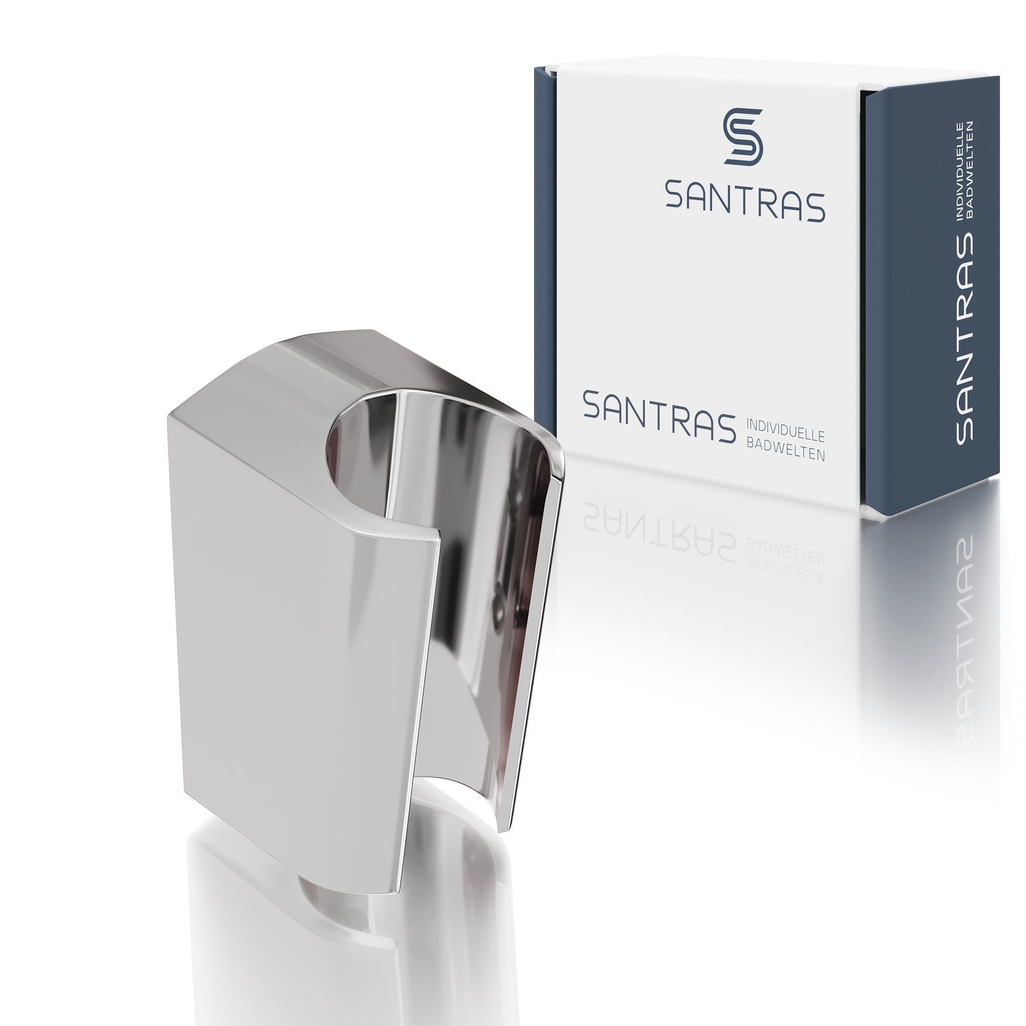 Santras Wandhalter für Duschschlauch mit Konus in Chrom