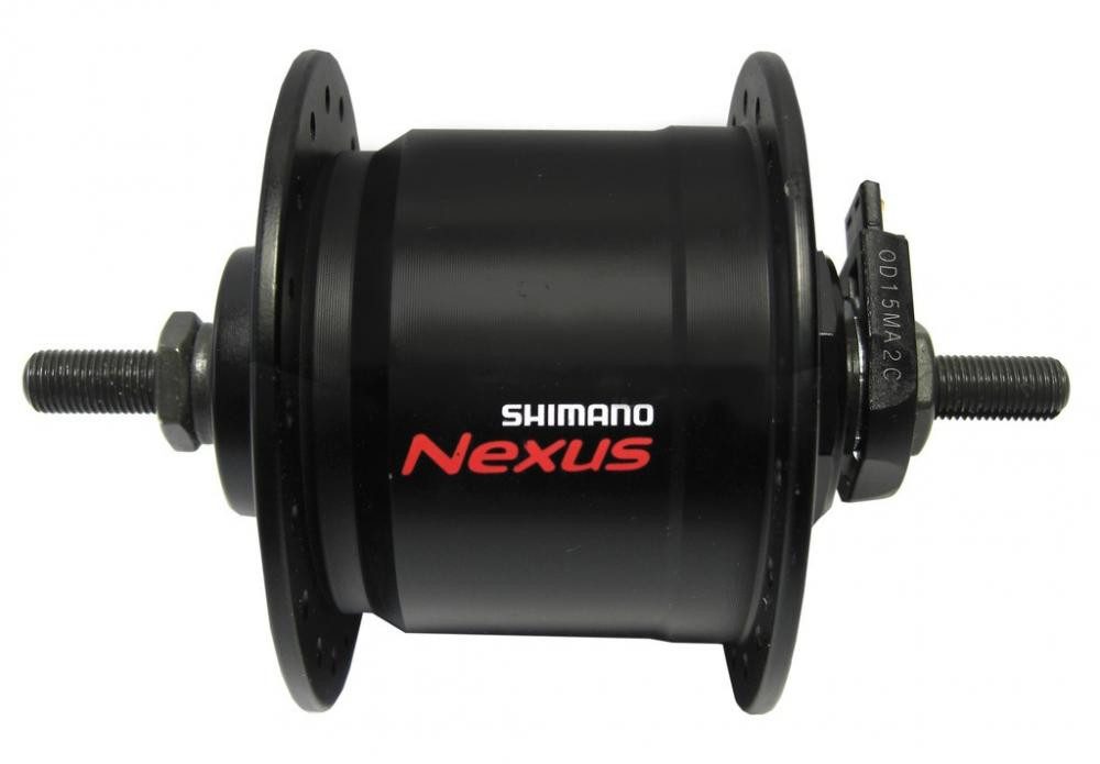 Shimano Laufrad SHIMANO Nabendynamo NEXUS DH-C3000-3N dynamo - 3000-3, Schwarz 36 Loch