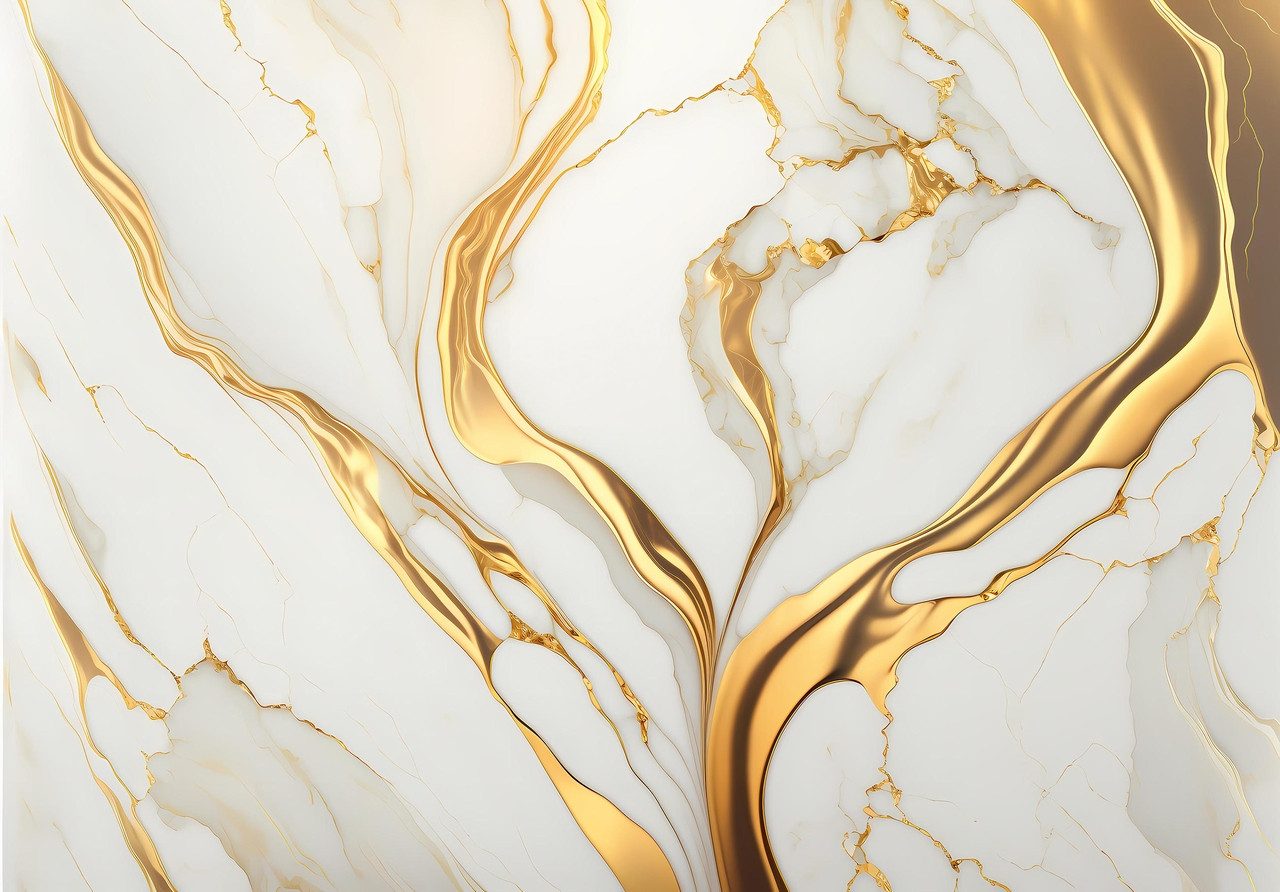 Wallarena Fototapete Marmor Glamour Gold Vlies Tapete Wohnzimmer Schlafzimmer Wandtapete, Glatt Vlies Struktur Vinyl, Modern, Struktur, Imitation, (Tapete, Vlies Fototapete), Vliestapete Steinoptik Wohnzimmer Schlafzimmer Tapete + Kleister