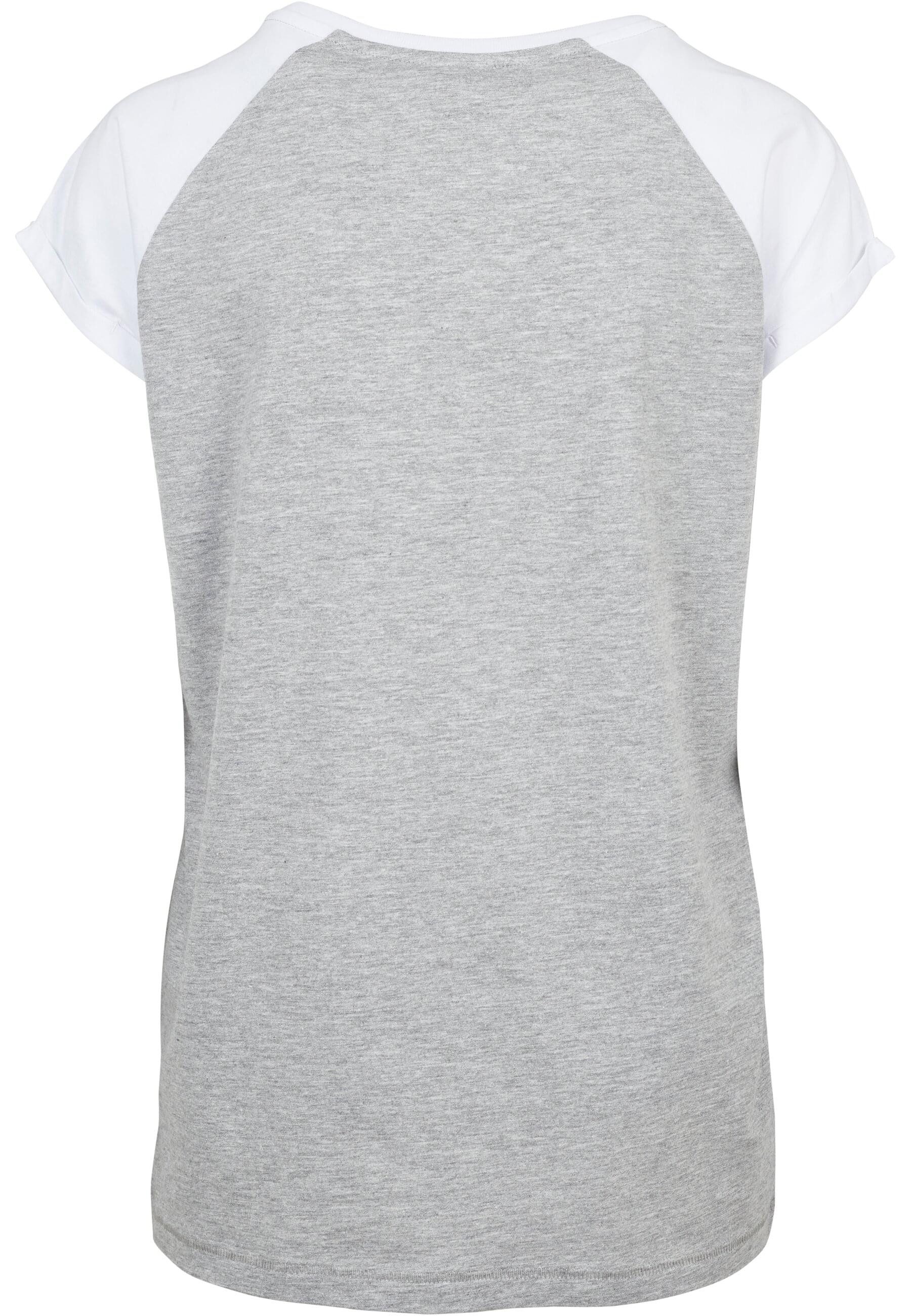URBAN CLASSICS Kurzarmshirt Urban Classics Damen Ladies Contrast Raglan Tee günstig online kaufen