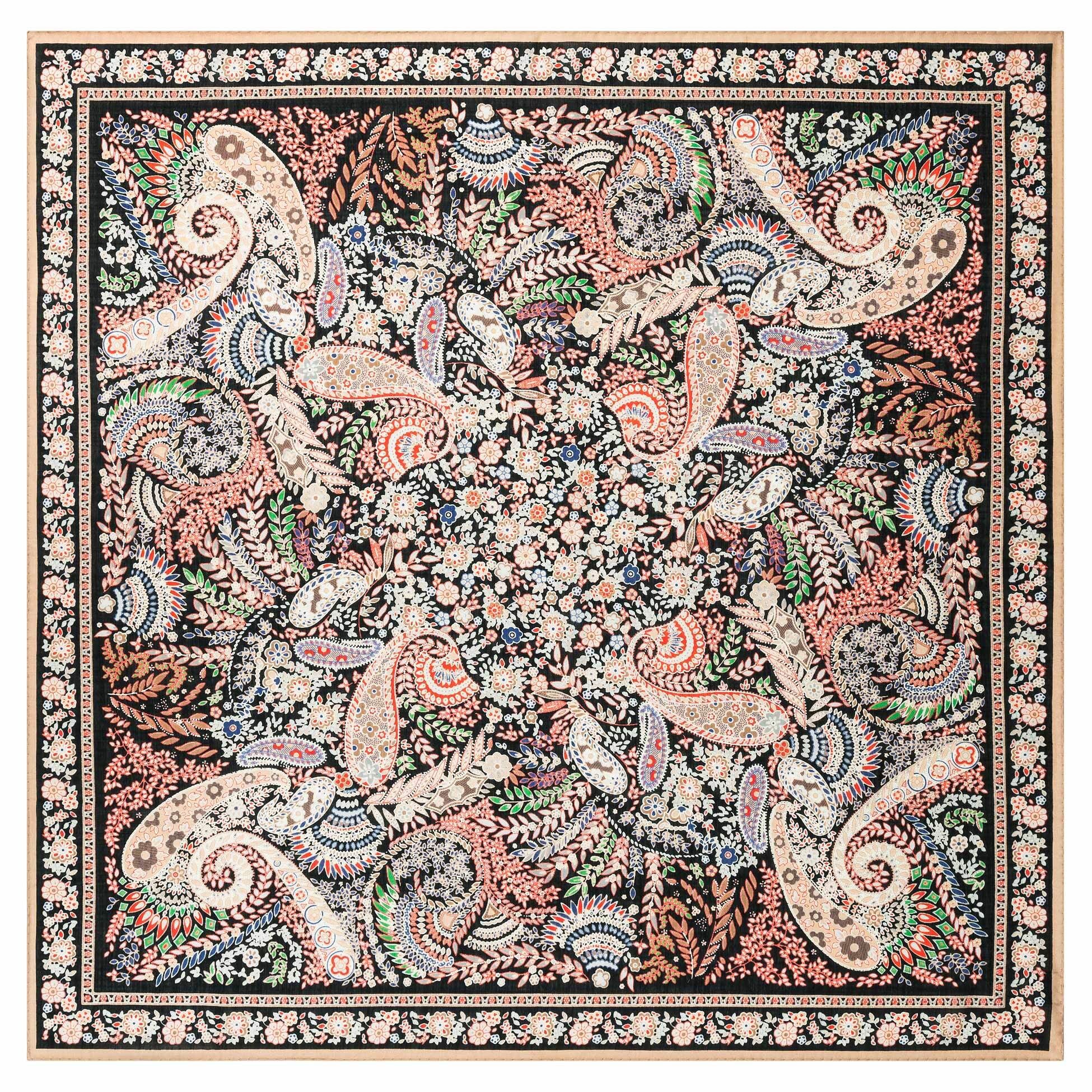 Roeckl Halstuch Wool Feather, Woll-Seiden-Tuch mit Paisleymuster
