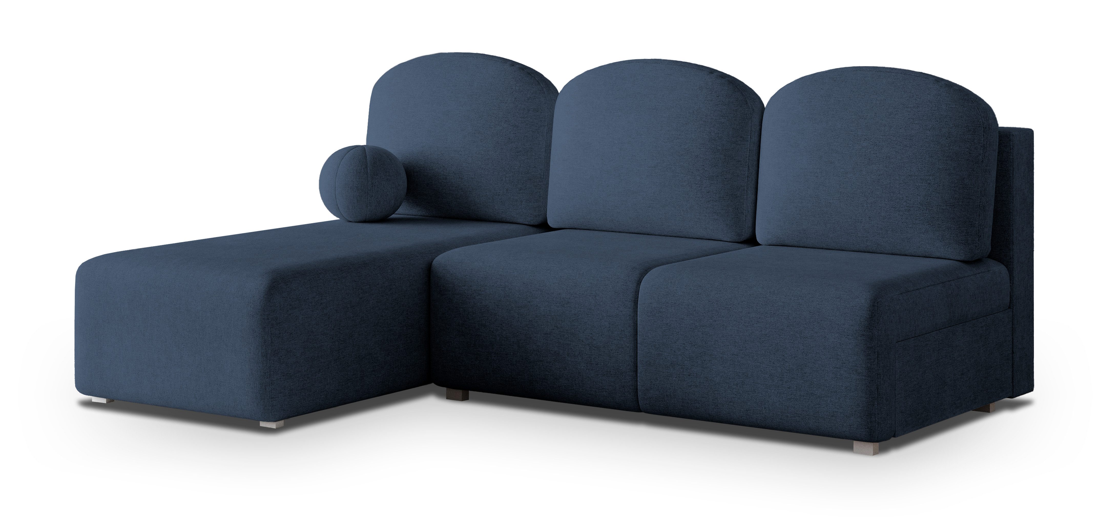Masseno Ecksofa TRAMA mit Schlaffunktion L-Form, Sofa mit Bettkasten