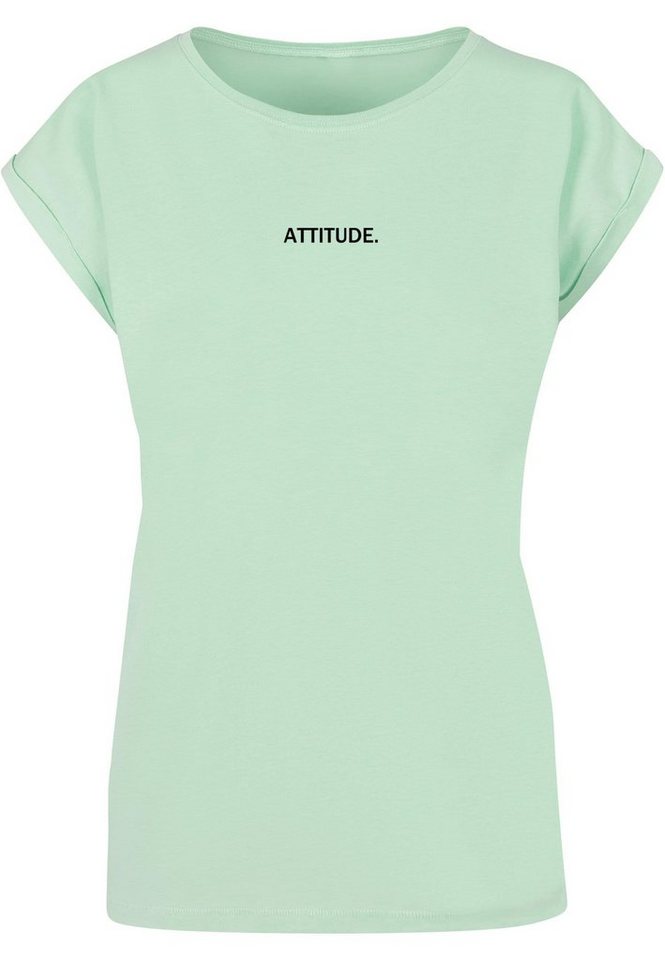 Merchcode T-Shirt Damen Ladies Attitude Extended Shoulder Tee (1-tlg)