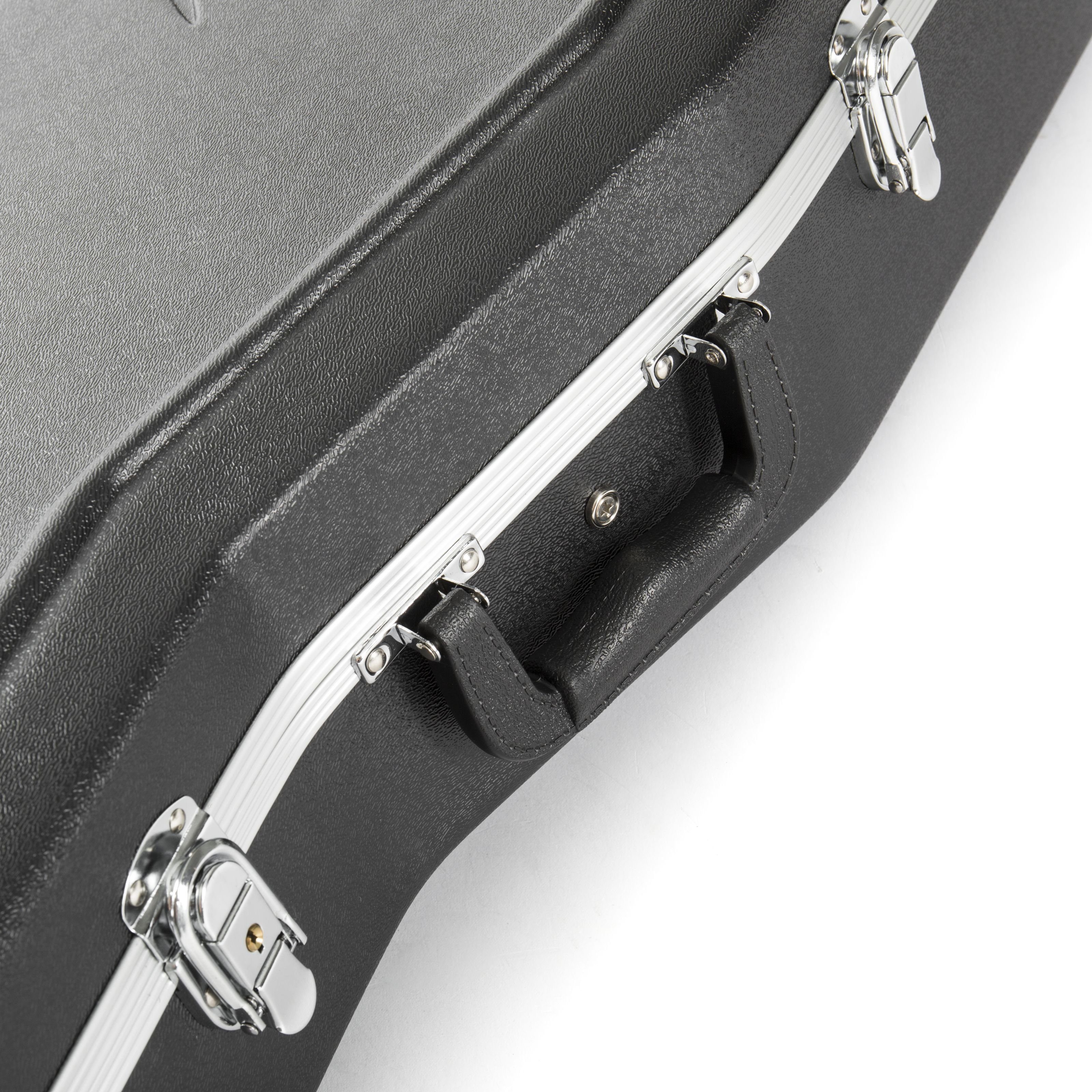 FAME Gitarrentasche (ABS Deluxe Case 4/4 Konzertgitarre Wetterfest Abschlie günstig online kaufen