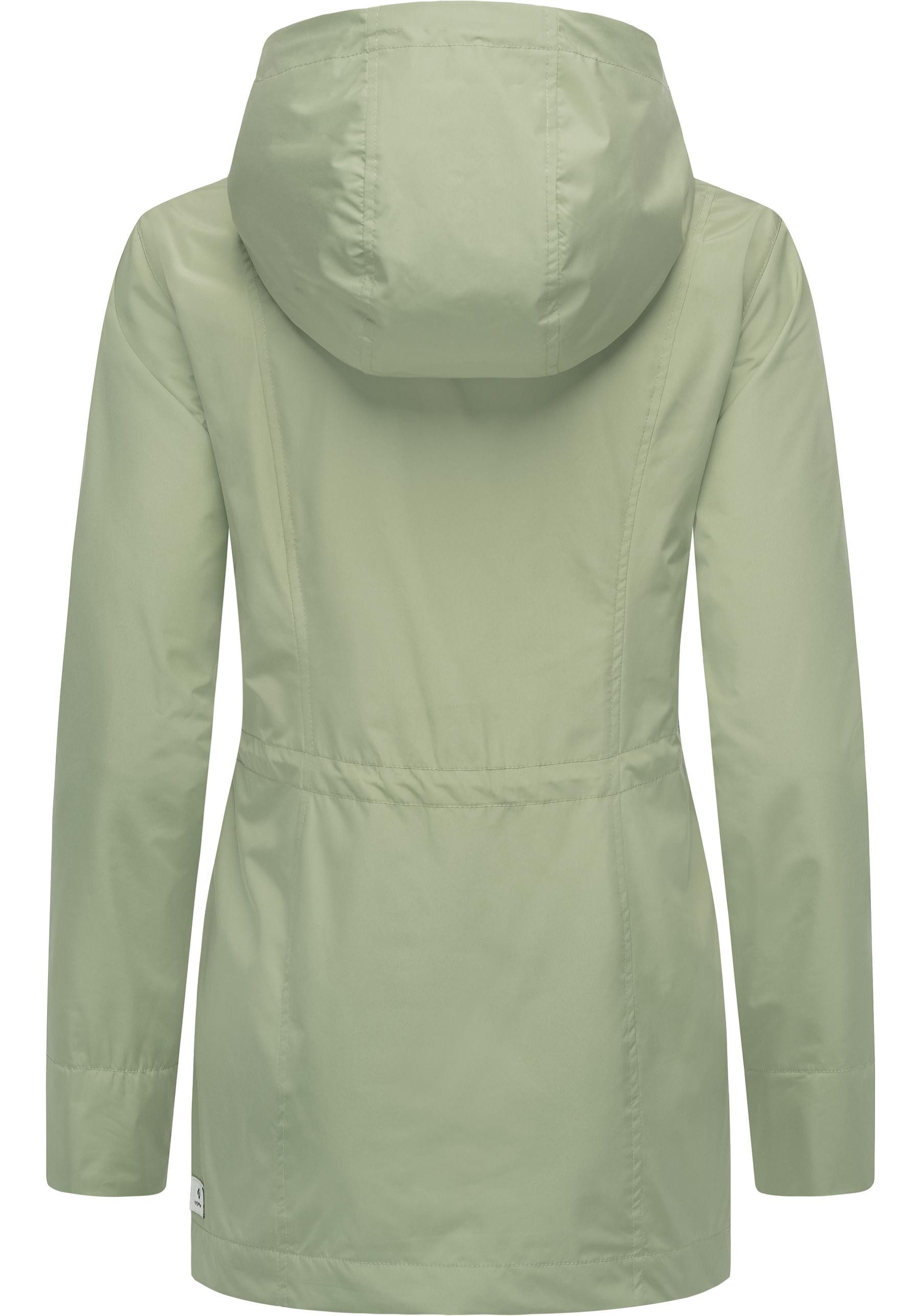 Ragwear Funktionsjacke Monadetta A Wasserdichte und atmungsaktive Übergangsjacke mit Kapuze