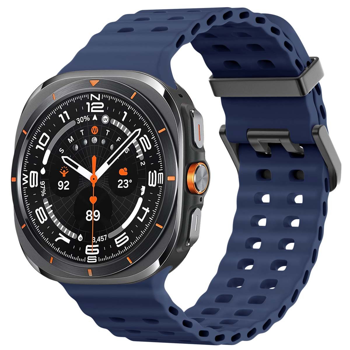 imoshion Smartwatch-Armband imoshion Ocean Silikonarmband für Samsung Galaxy Watch Ultra 2 (2026)