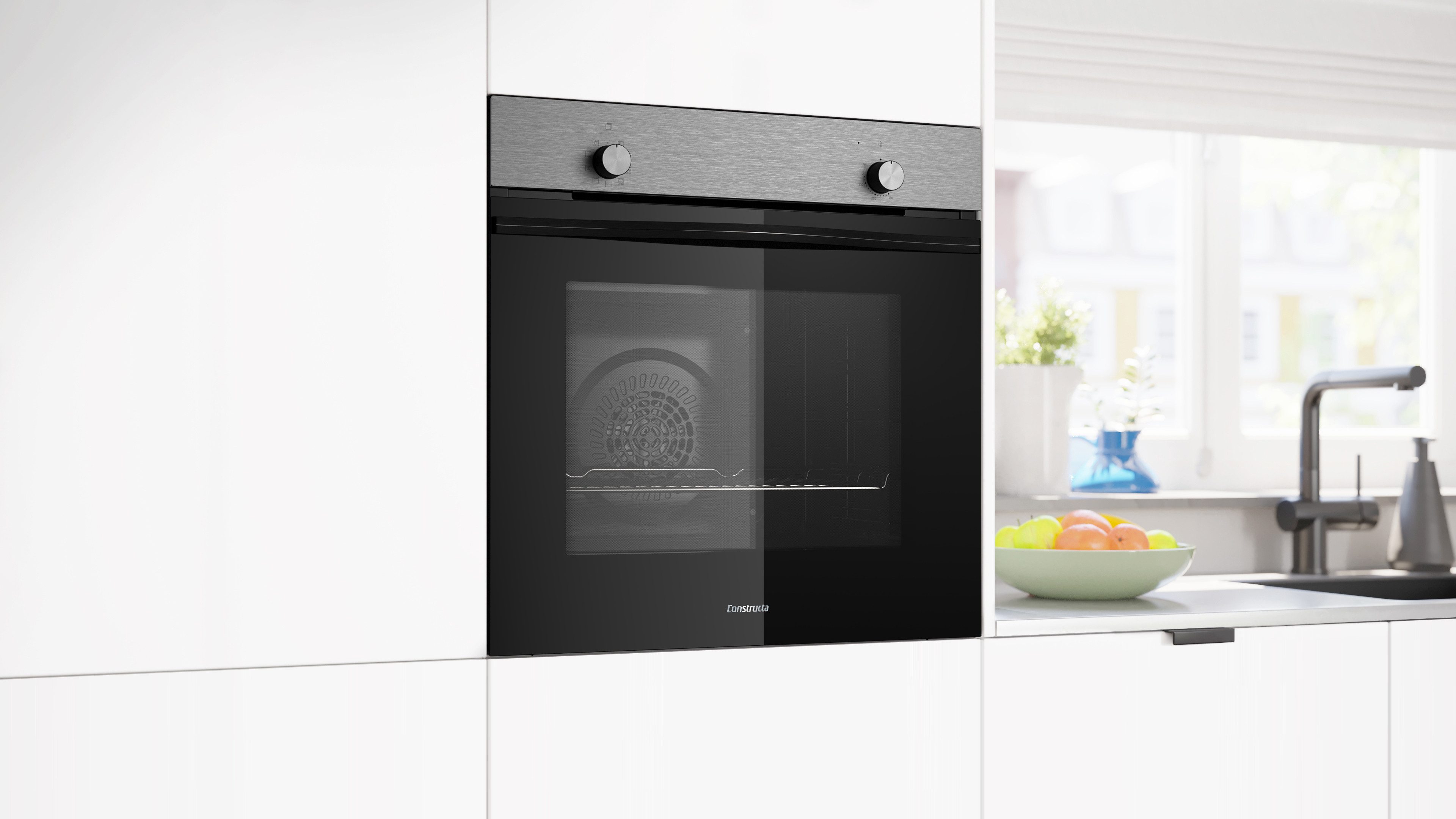 Constructa Backofen CF3M10053, mit Teleskopauszug nachrüstbar