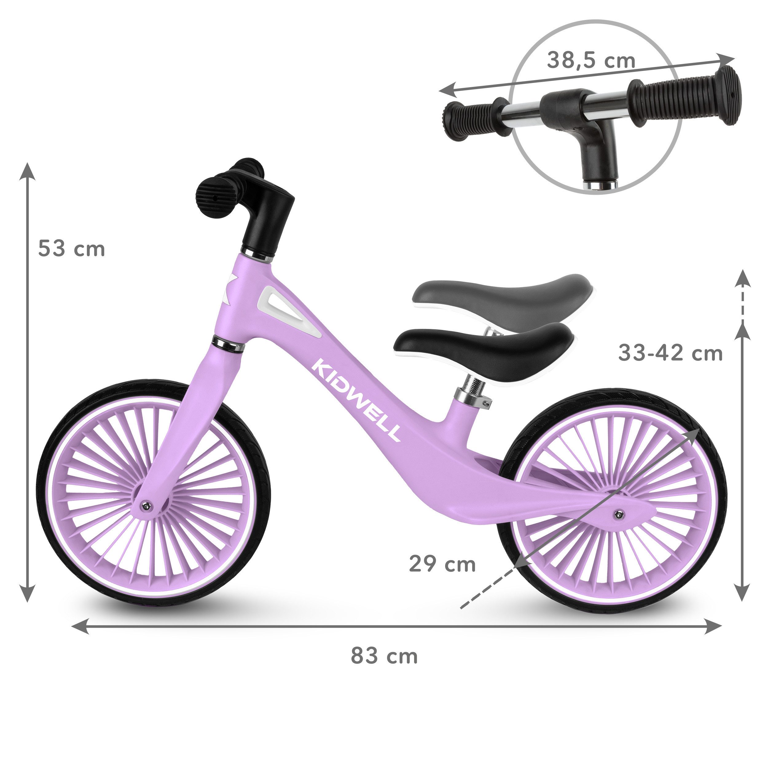 COIL Fahrrad-Laufrad Lauflernrad, Kinderlaufrad, Rutscher, Balance Bike, Nylonrahmen, Polyurethan-Reifen, Einzigartige Felge, Gewicht 30 kg – Bild 5 von 5