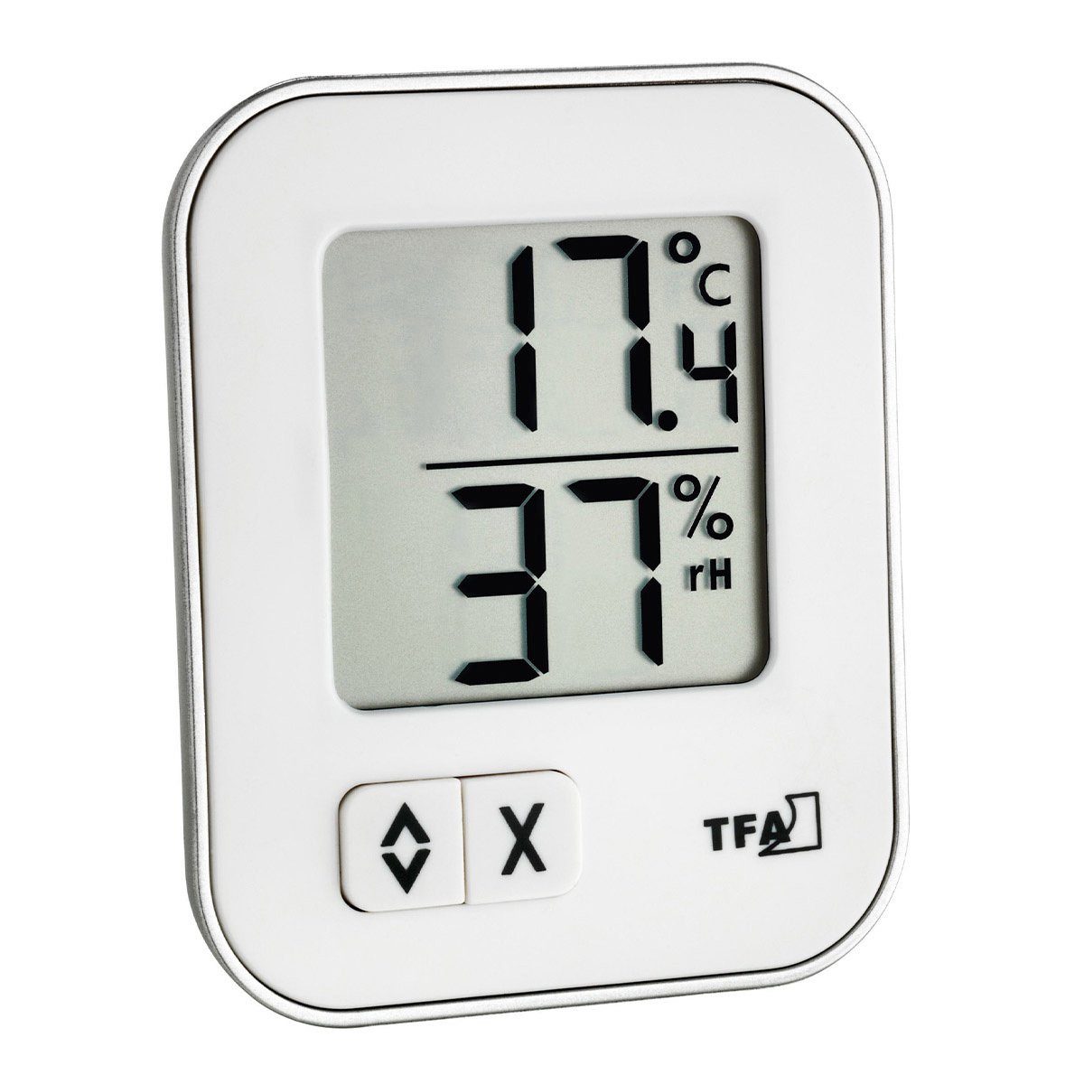 Wetterstation TFA Digitales Thermo-Hygrometer Moxx, weiß
