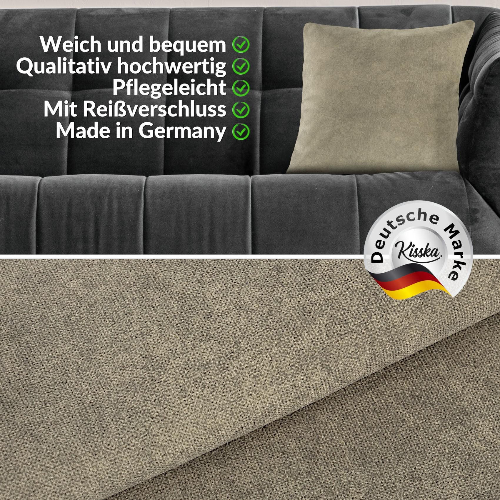 Kisska Dekokissen Kissenhülle MAGIC atmungsaktiv Velour günstig online kaufen