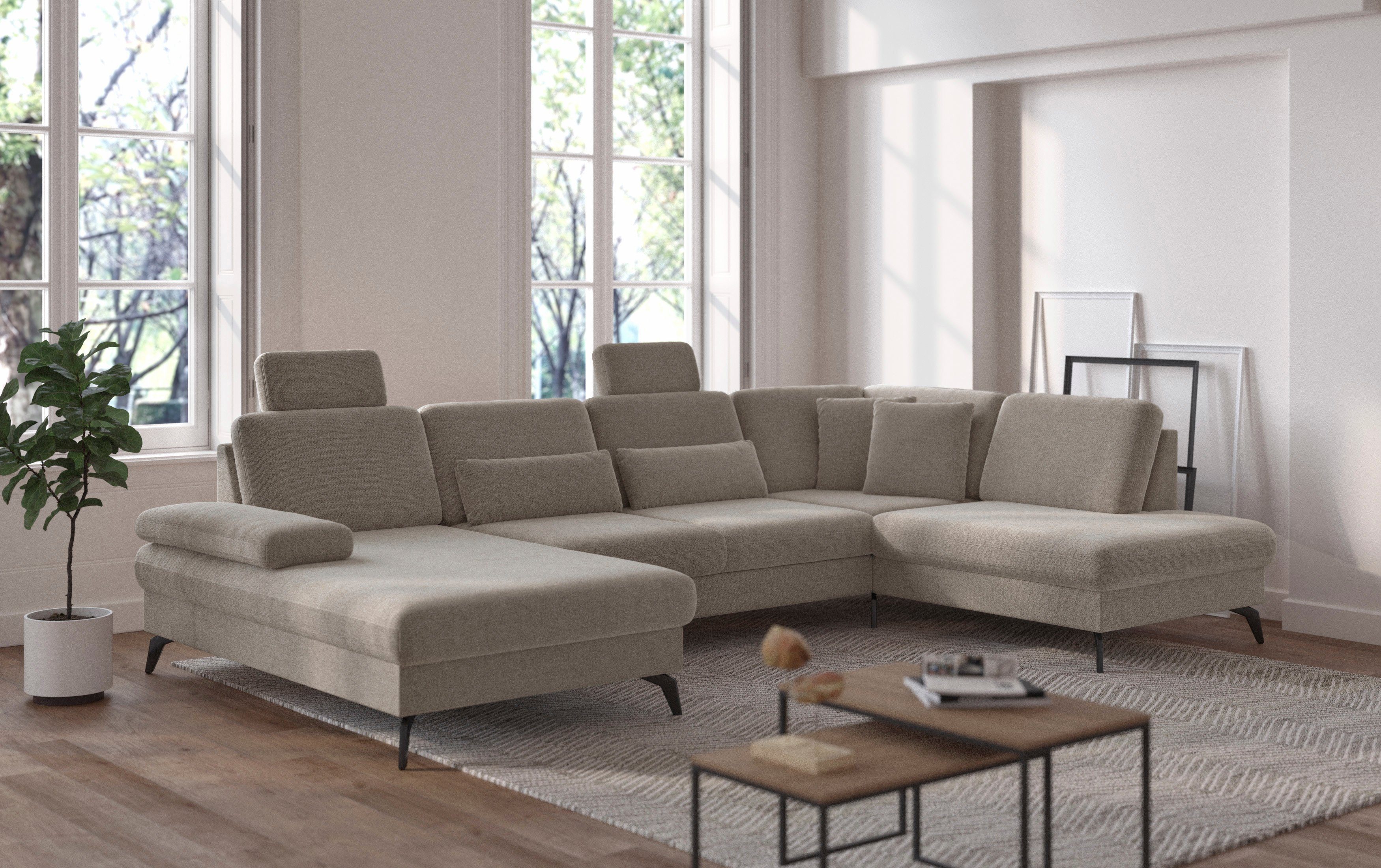 sit&more Wohnlandschaft Morris U-Form, inkl. Sitztiefenverstellung, günstig online kaufen