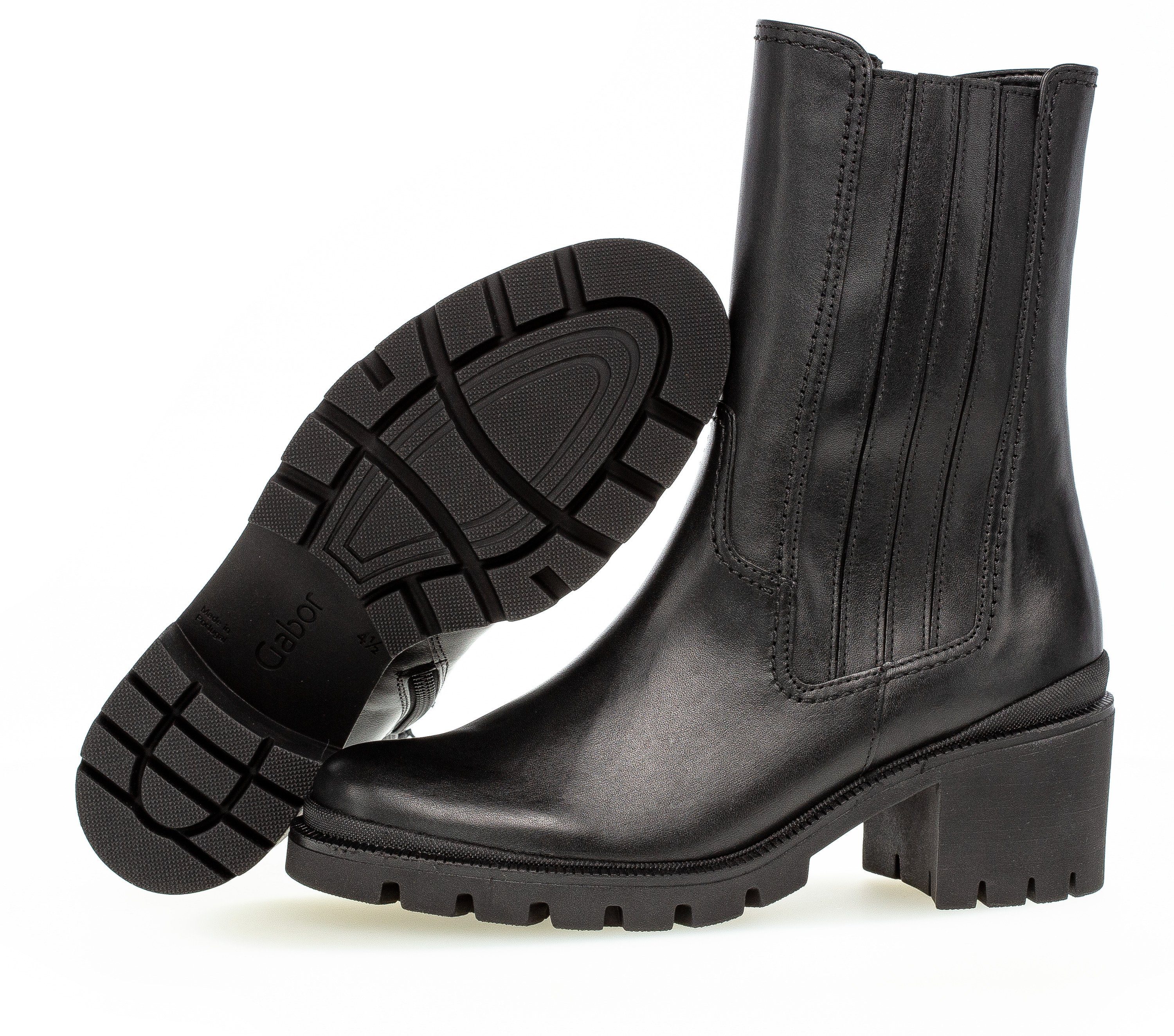 Stiefelette Comfort Gabor schwarz (Flausch)