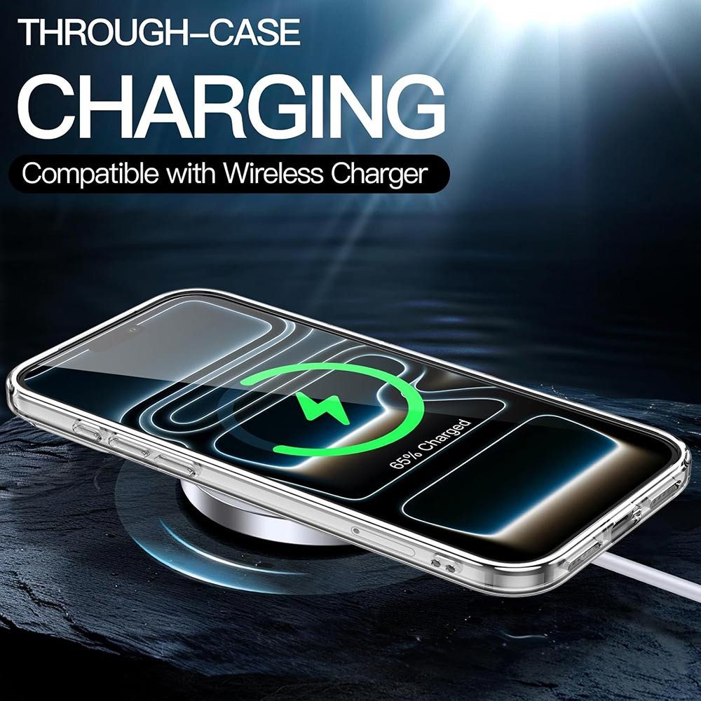 FITSU Handyhülle Ultraklare Schutzhülle für iPhone 17 Pro Hülle Transparent Case 6,3 Zoll, Durchsichtige Schutzhülle für Apple iPhone 17 Pro Case Hybrid Cover – Bild 5 von 5