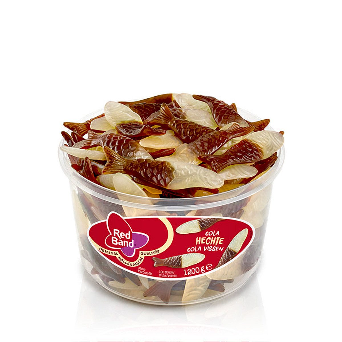 Red Band Süßigkeit, Red Band Cola Hechte Fruchtgummi Fische mit Colageschmack 1200g