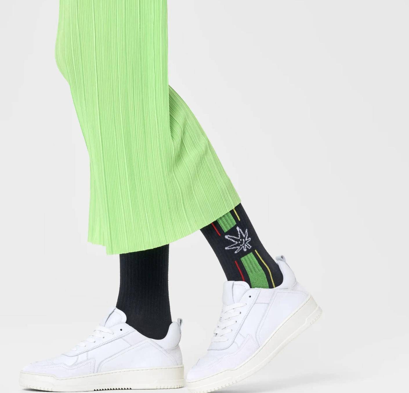 Happy Socks Freizeitsocken Happy Leaf Sneaker Socken