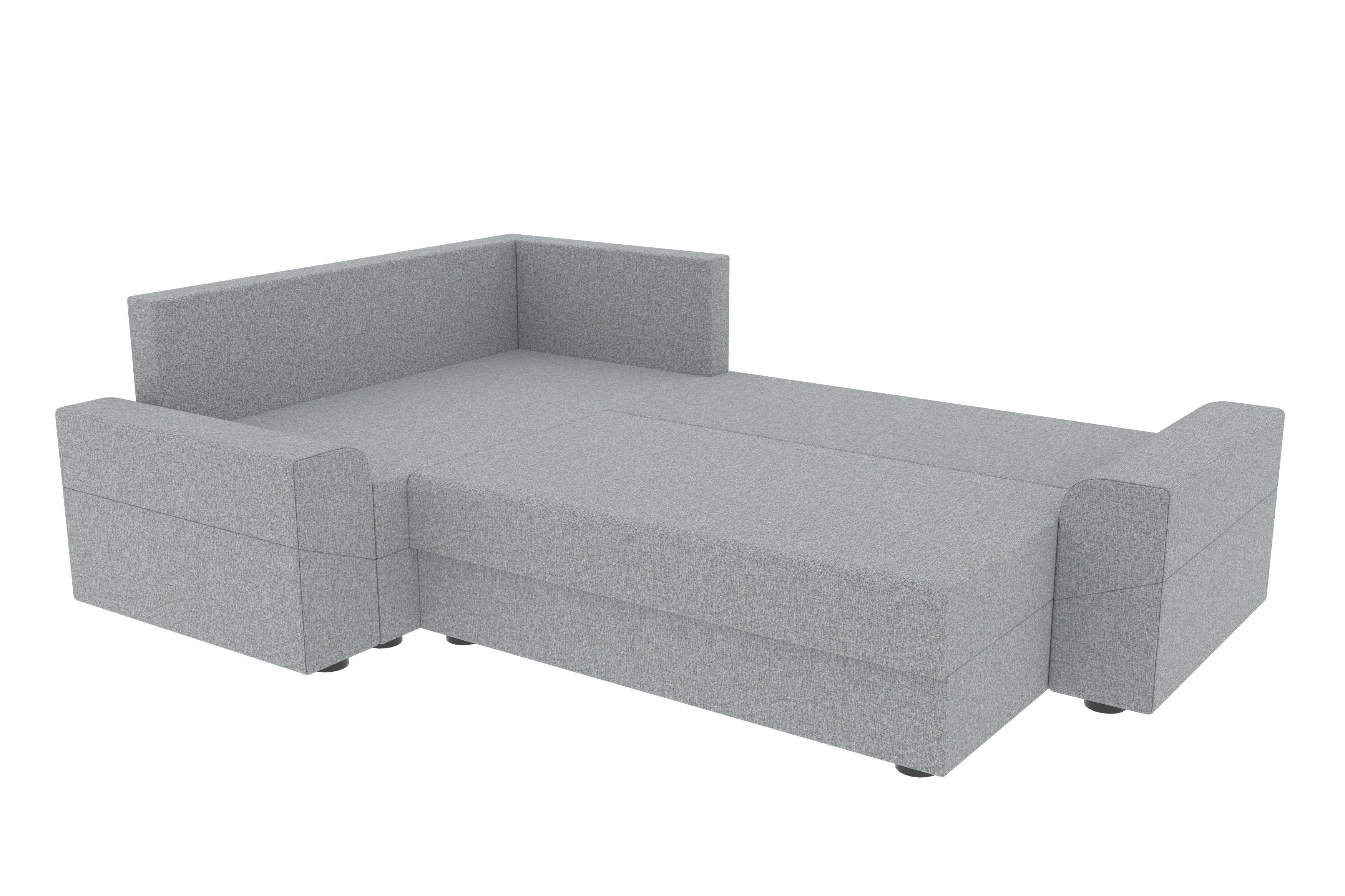 Stylefy Ecksofa Montero, L-Form, Eckcouch, Bettfunktion, Sofa, mit Design Bettkasten, mit Sitzkomfort, Modern