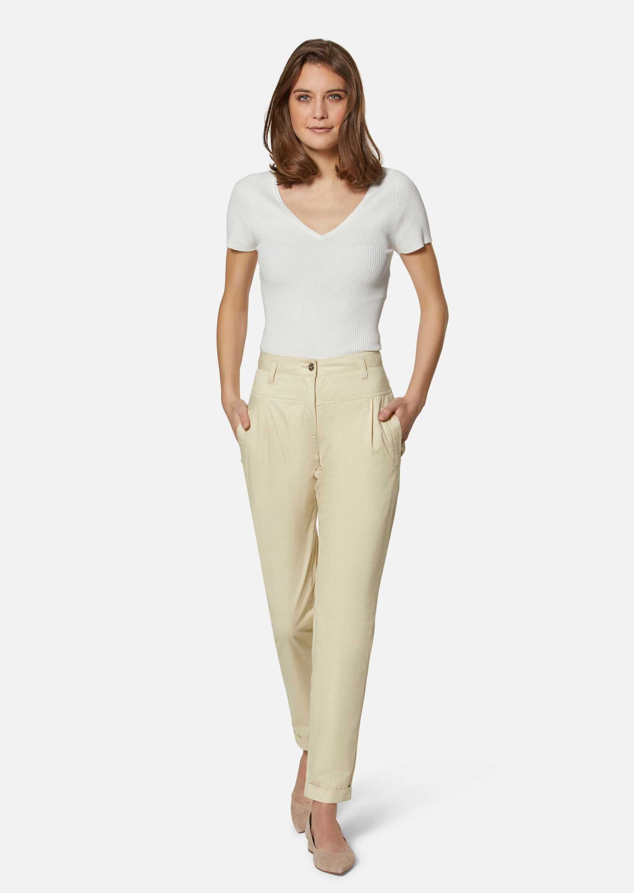 MADELEINE Chinos Chino-Hose mit Bundfalten günstig online kaufen