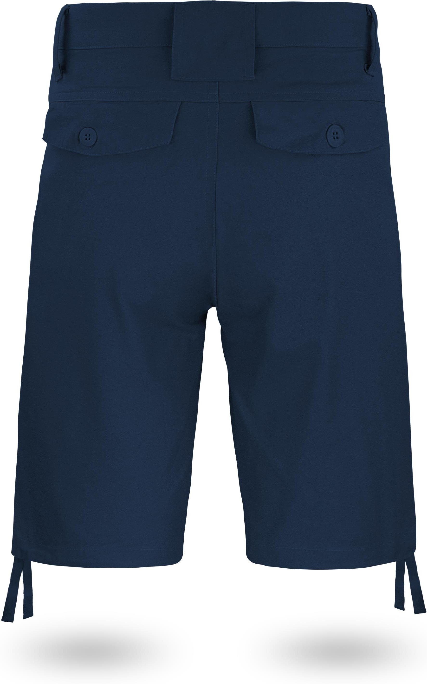 Navy Sommershorts Shorts Sommerhose Herren 100% Cargoshorts Bio-Baumwolle Sonora aus normani kurze Bermudas