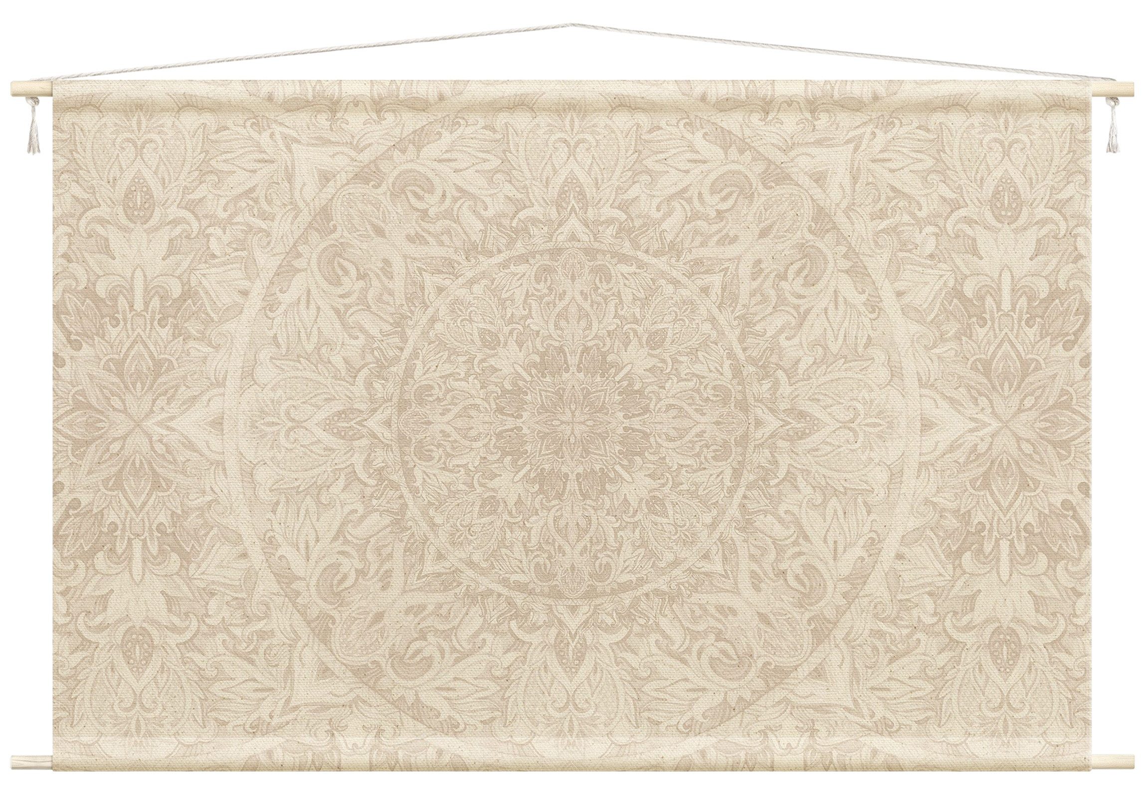 Bilderdepot24 Wandteppich modern Mandala Aquarell Muster Ornamente Spiritue günstig online kaufen