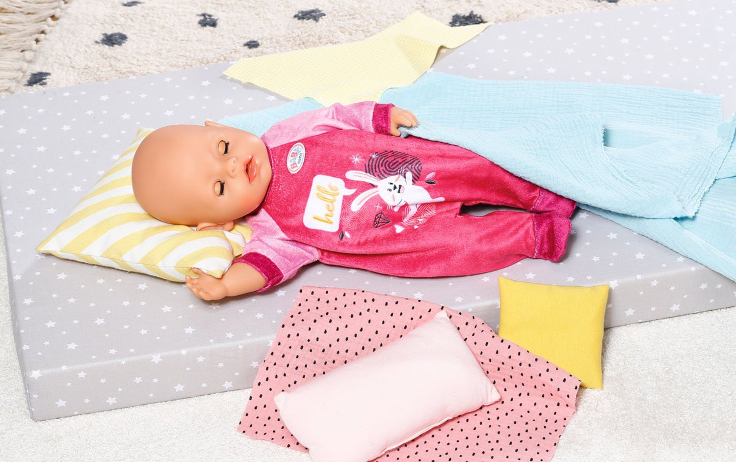 Baby Born Puppenkleidung Strampler Pink, 43 cm, mit Kleiderbügel günstig online kaufen