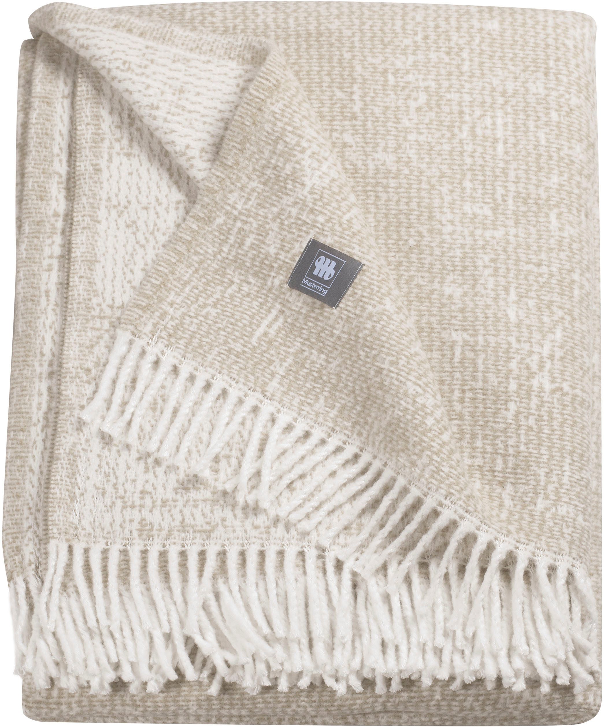 Wohndecke Ease, Musterring, mit hohem Baumwollanteil günstig online kaufen