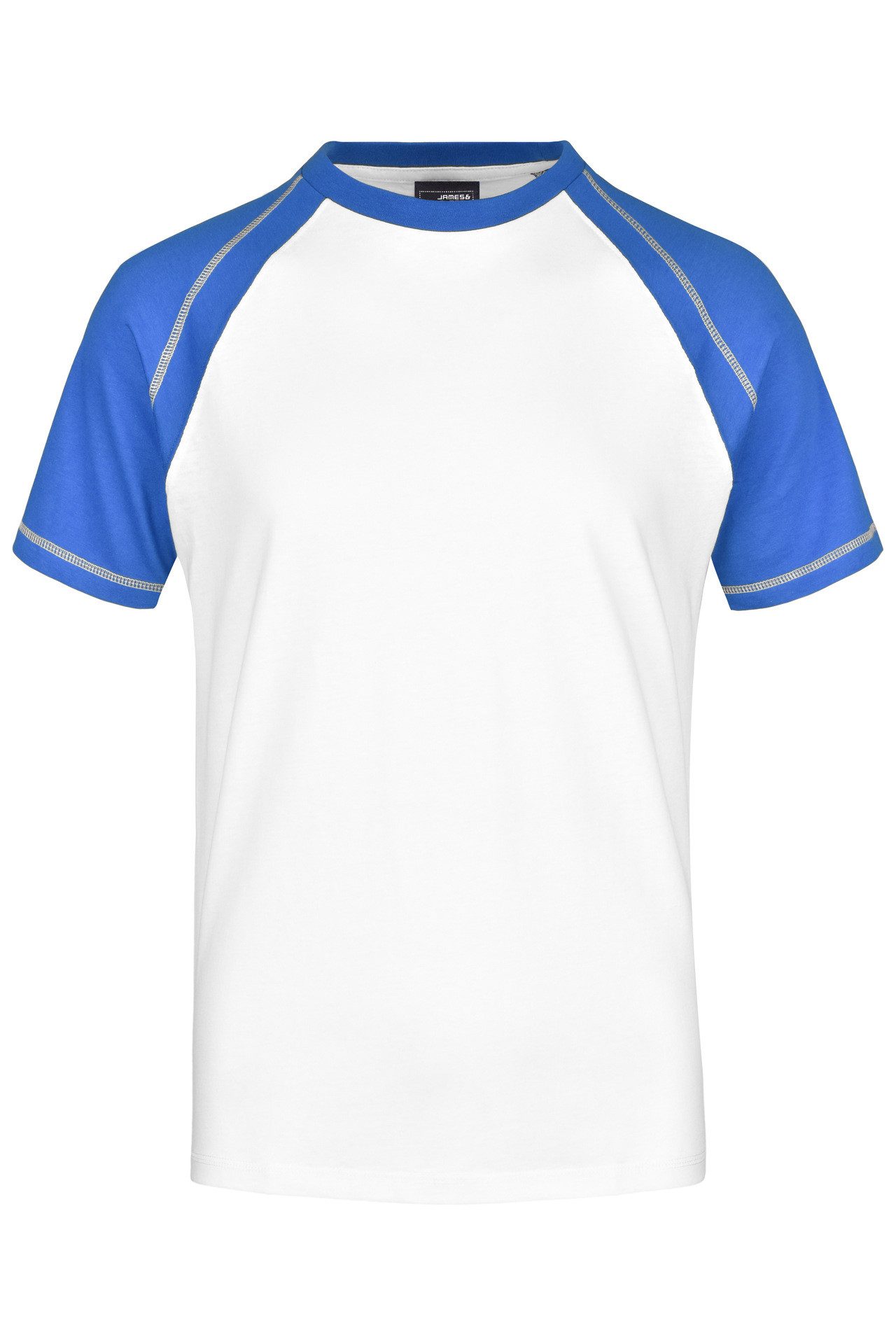 James & Nicholson T-Shirt 3er-Pack Sportliches Herren T-Shirt mit Raglanärmeln JN010 (Spar-Set, 3er-Pack) Hochwertiger Single Jersey