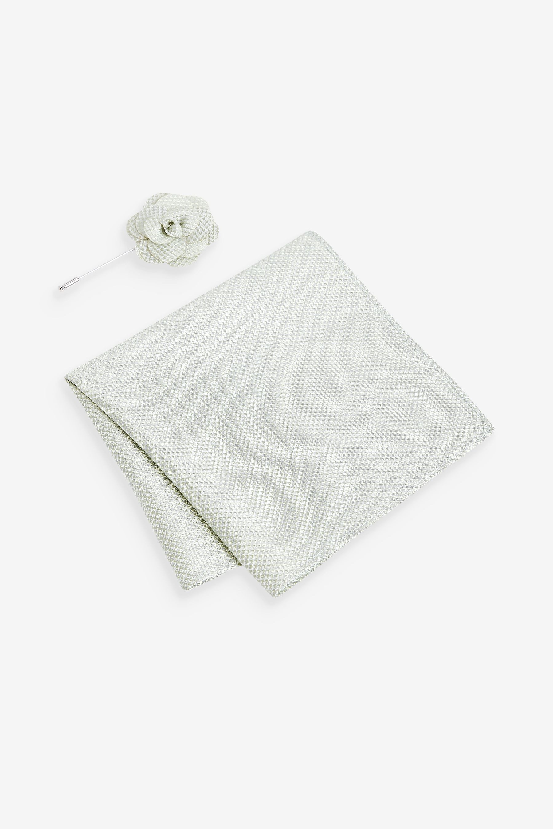 Next Einstecktuch Hochzeits-Set mit Reversnadel und günstig online kaufen