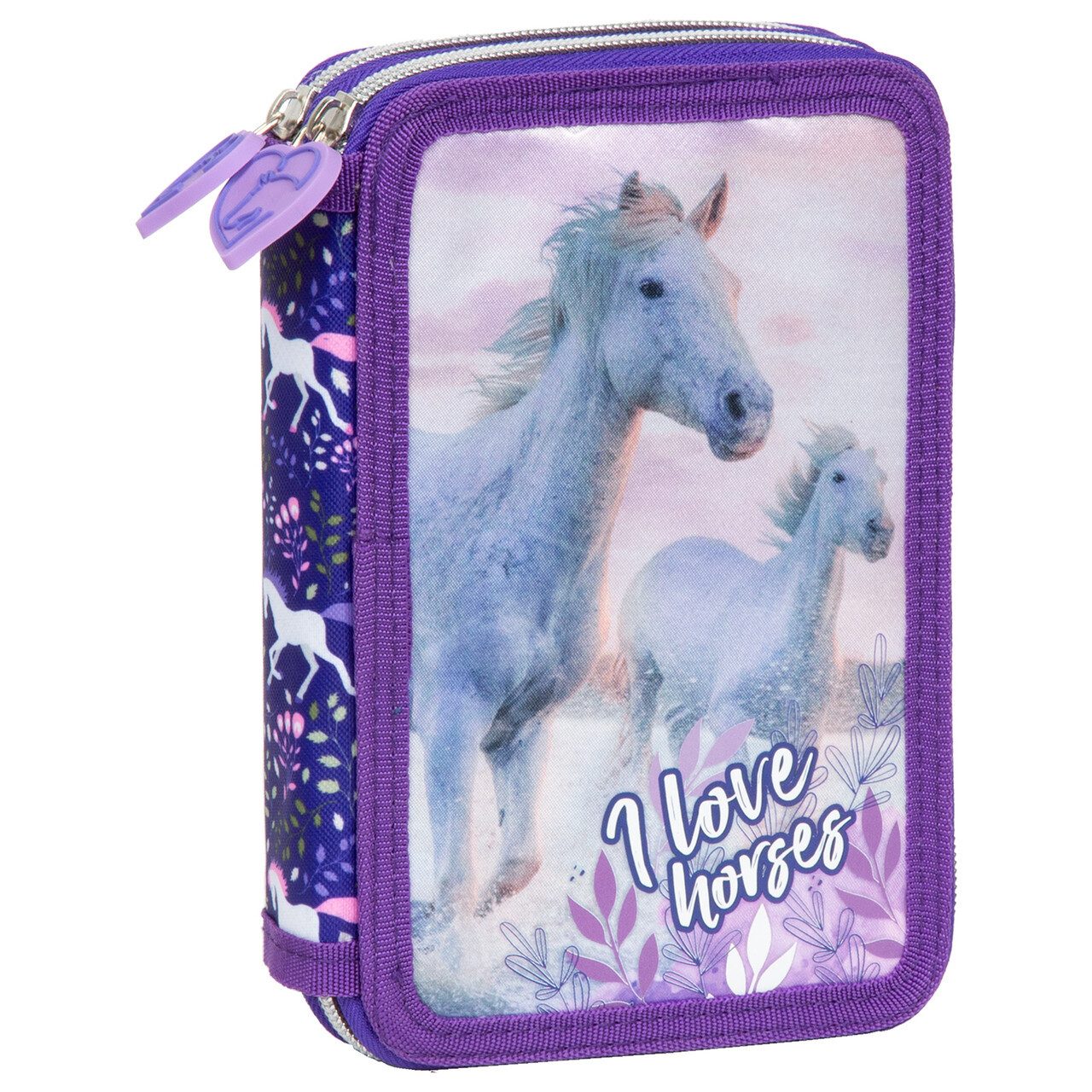 DERFORM Federtasche Pferde gefüllt Federmäppchen Federmappe günstig online kaufen