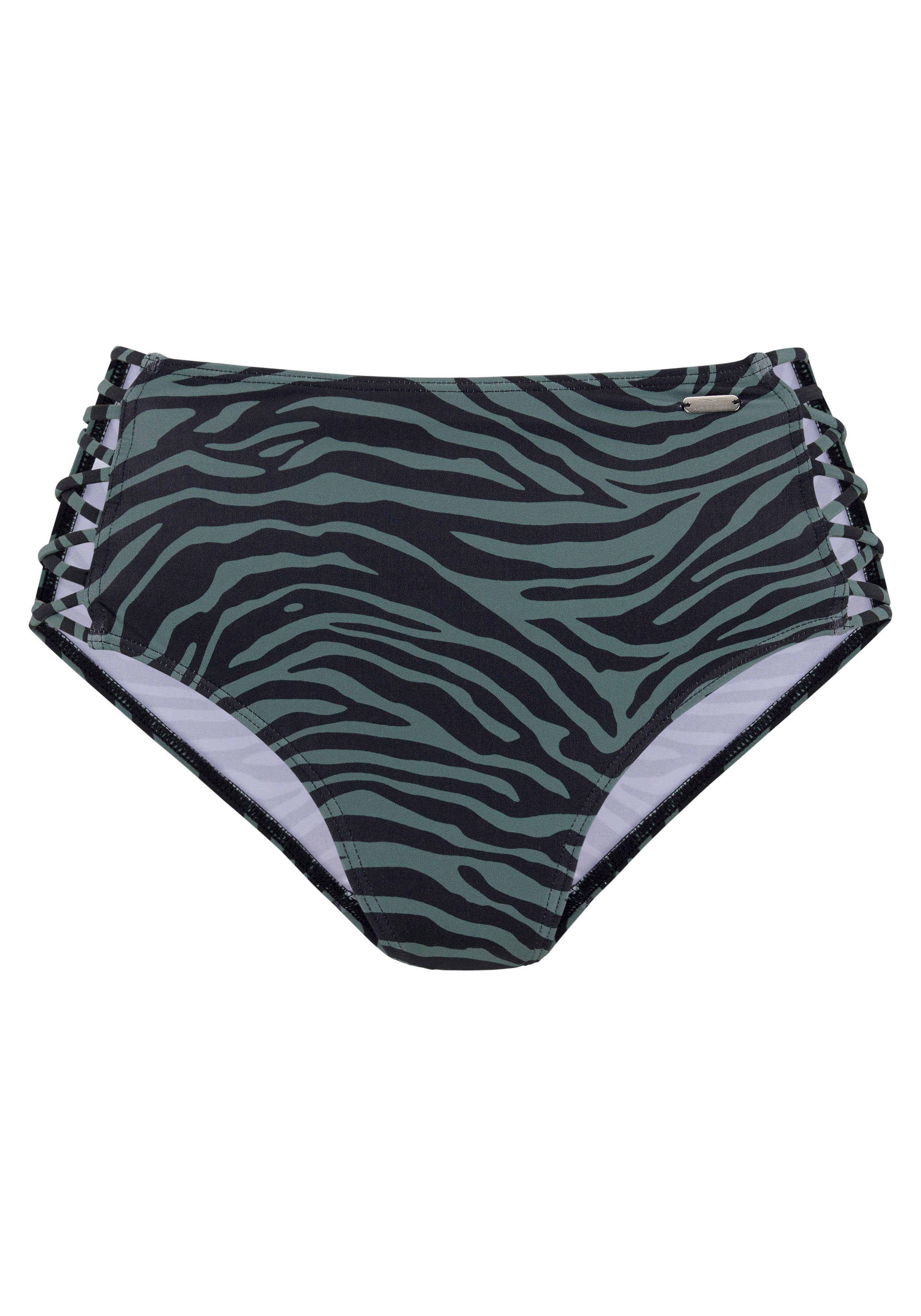 Venice Beach Highwaist-Bikini-Hose Riella mit gekreuzten günstig online kaufen