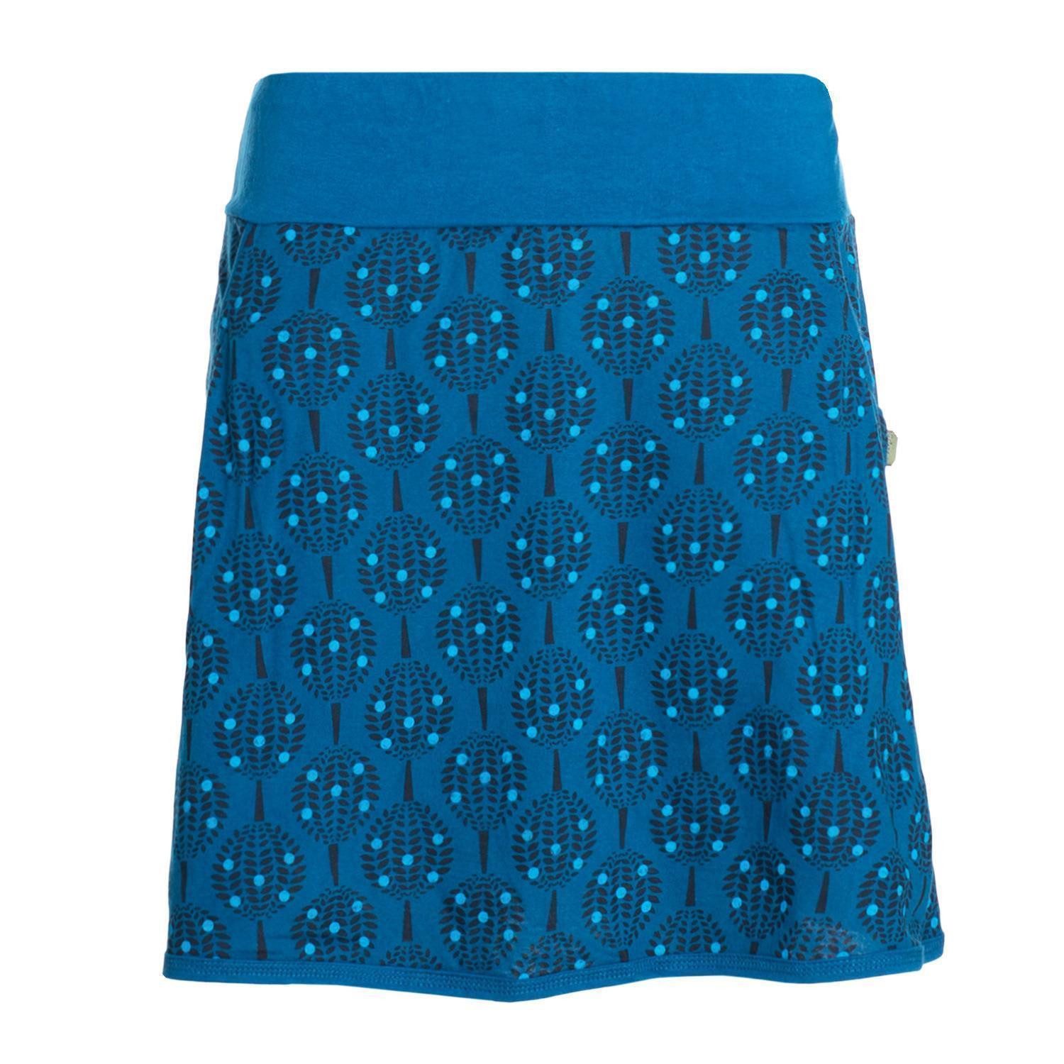 Vishes Minirock Damen Mini-Rock Baumwolle Blumen-Muster günstig online kaufen