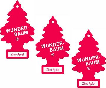 Wunder-Baum Hänge-Weihnachtsbaum Zimt Apfel 3er Duftbäumchen Wunderbaum 3 Set Lufterfrischer